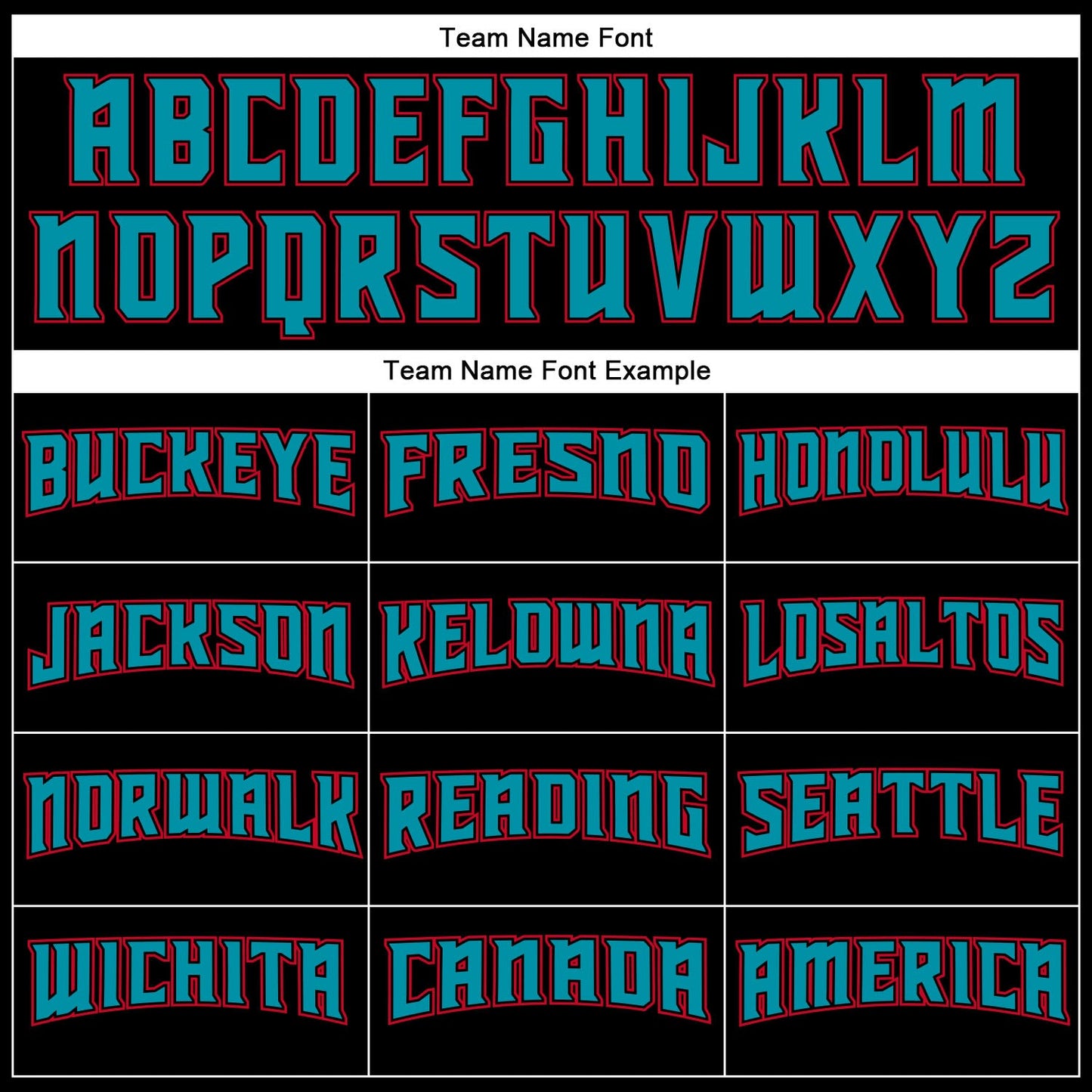 Custom Black Teal-Red Authentic Baseball Jersey baseball jersey product view 4