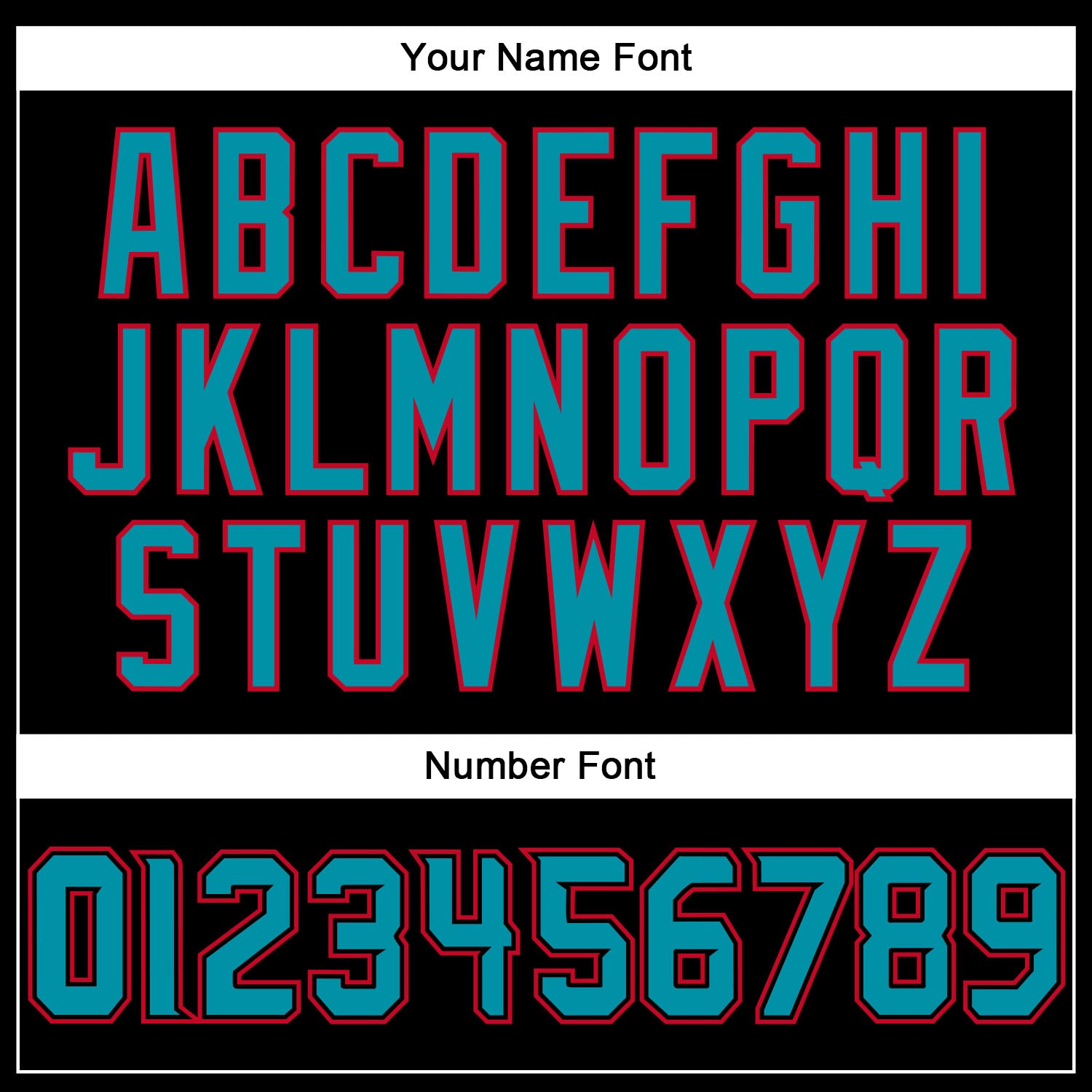Custom Black Teal-Red Authentic Baseball Jersey baseball jersey product view 5