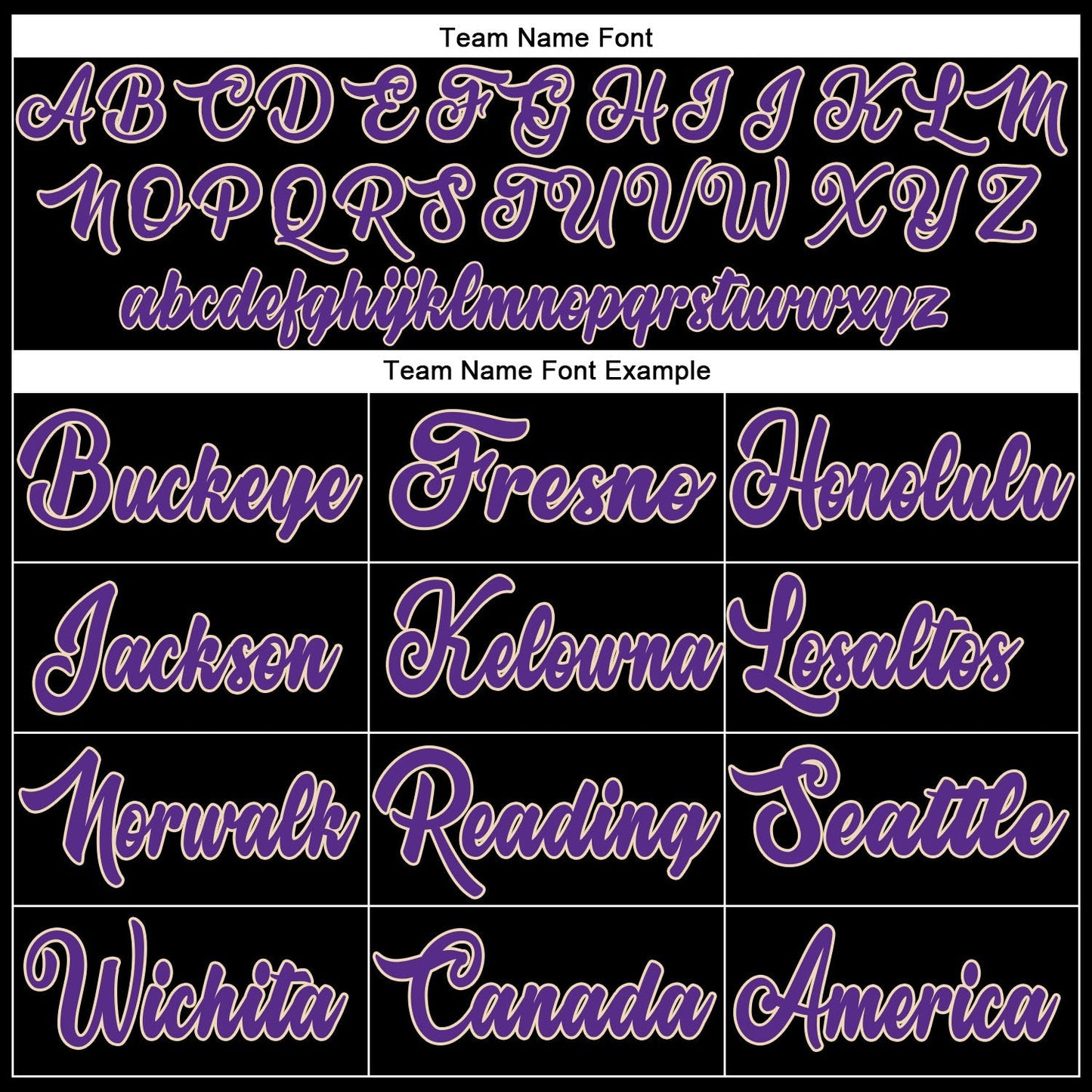 Custom Black Purple-Cream Authentic Baseball Jersey baseball jersey product view 4