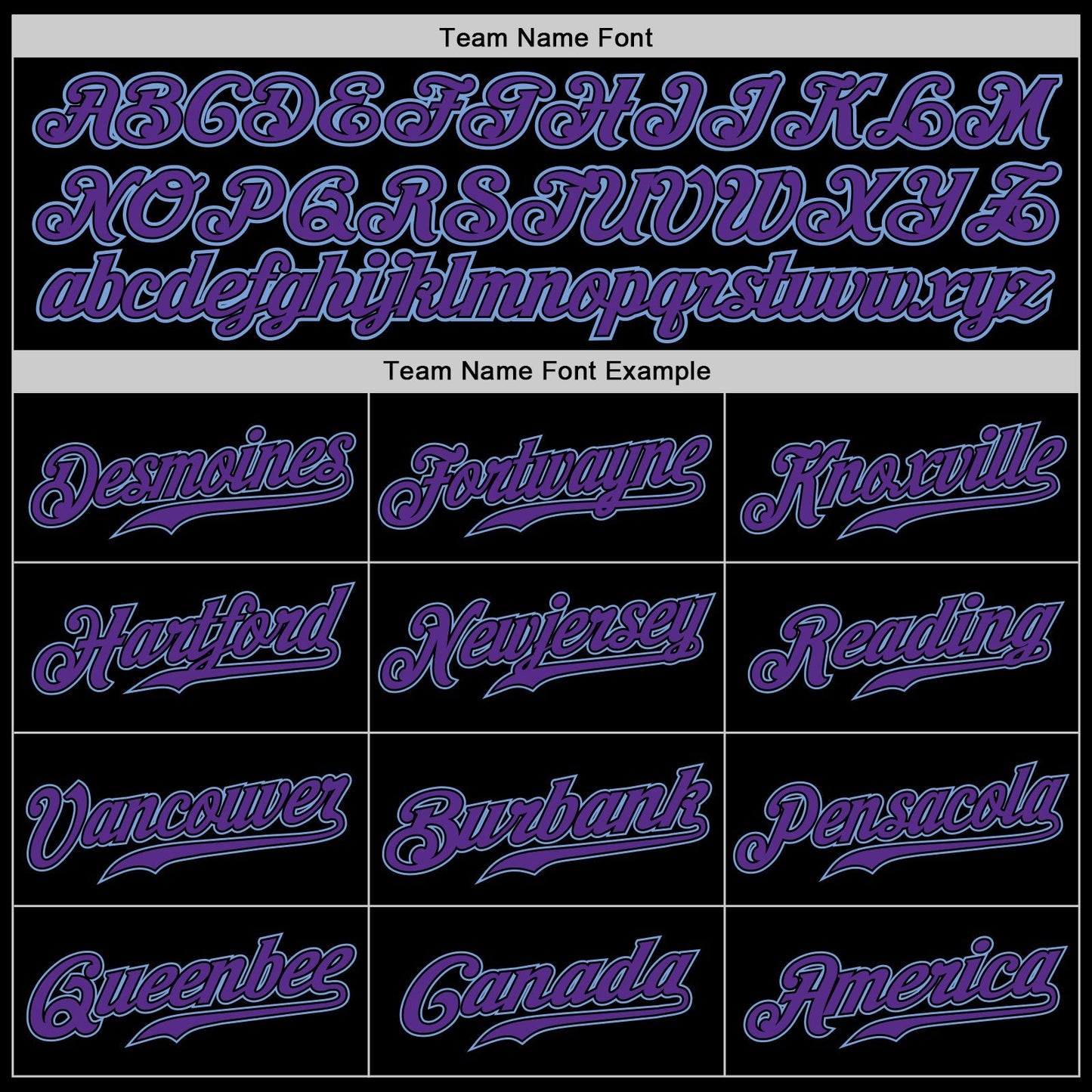 Custom Black Purple-Light Blue Authentic Baseball Jersey baseball jersey product view 5