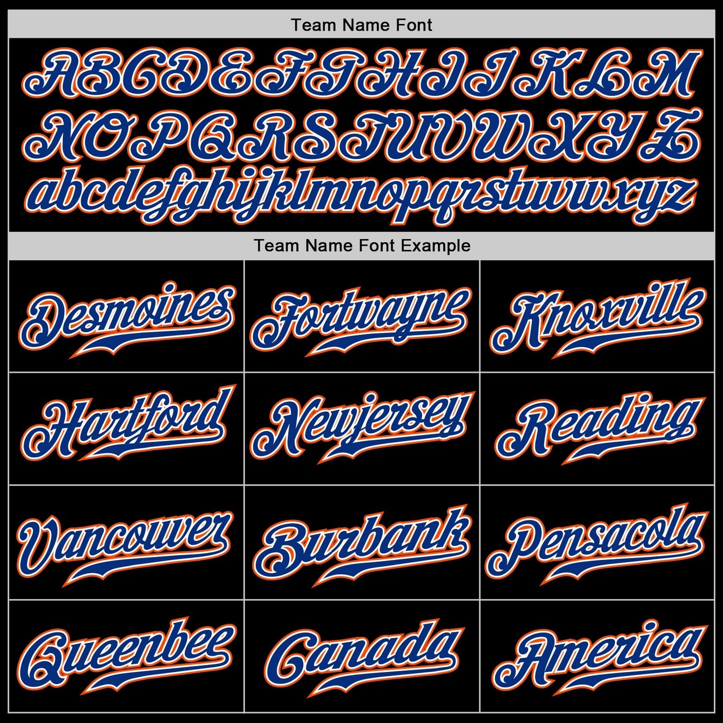 Custom Black Royal Pinstripe Royal-Orange Authentic Baseball Jersey baseball jersey product view 5