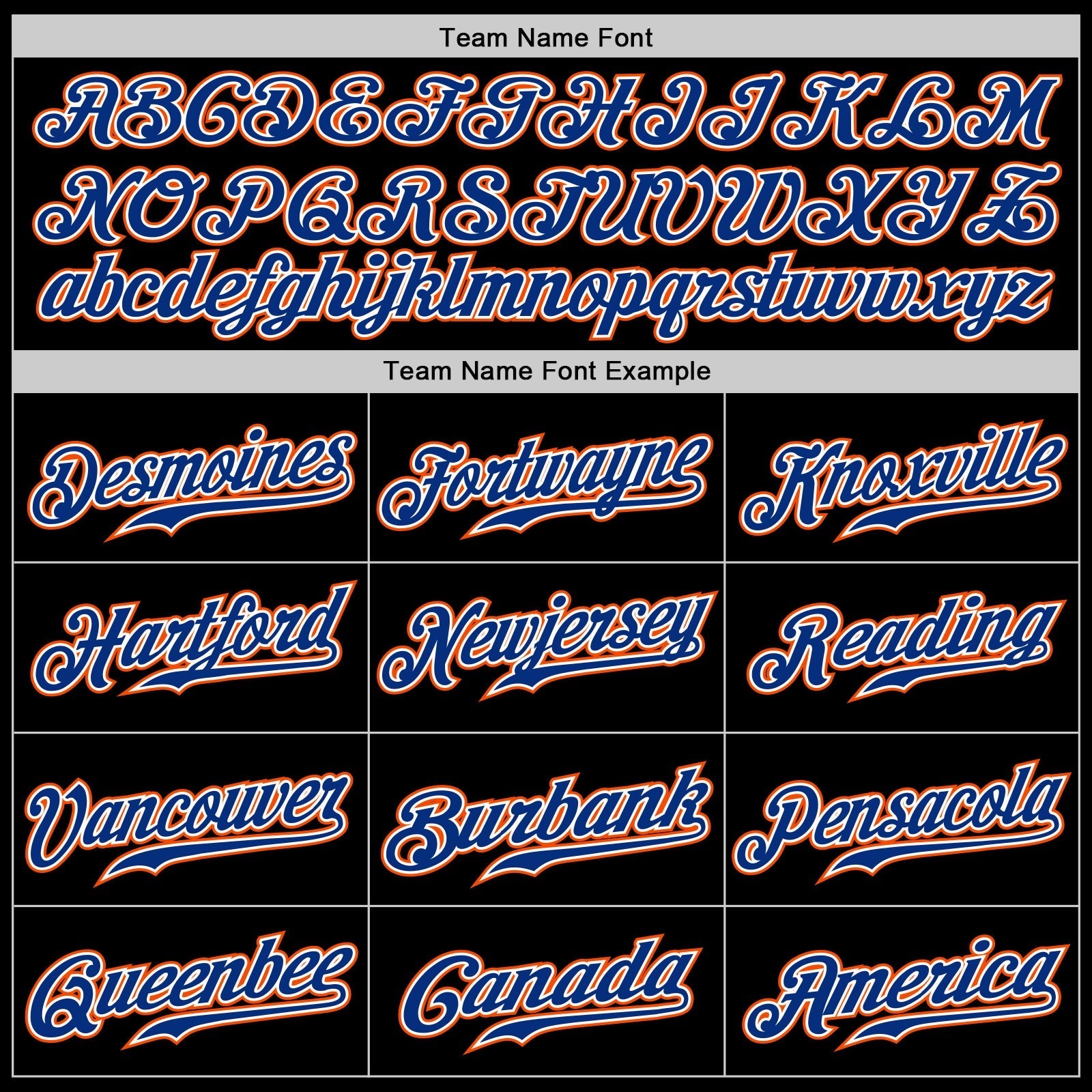 Custom Black Royal Pinstripe Royal-Orange Authentic Baseball Jersey baseball jersey product view 5