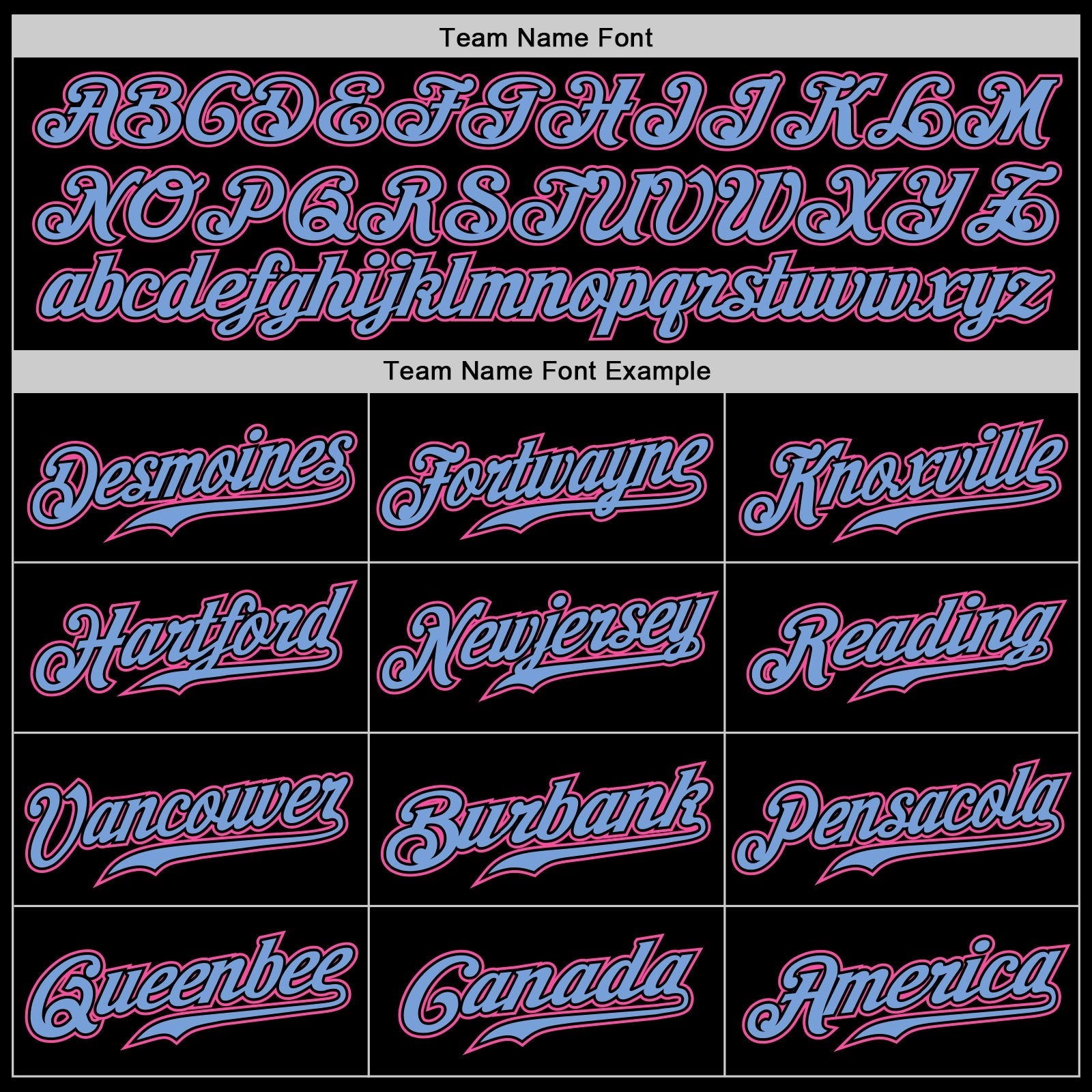 Custom Black Light Blue Pinstripe Pink-Light Blue Authentic Baseball Jersey baseball jersey product view 5
