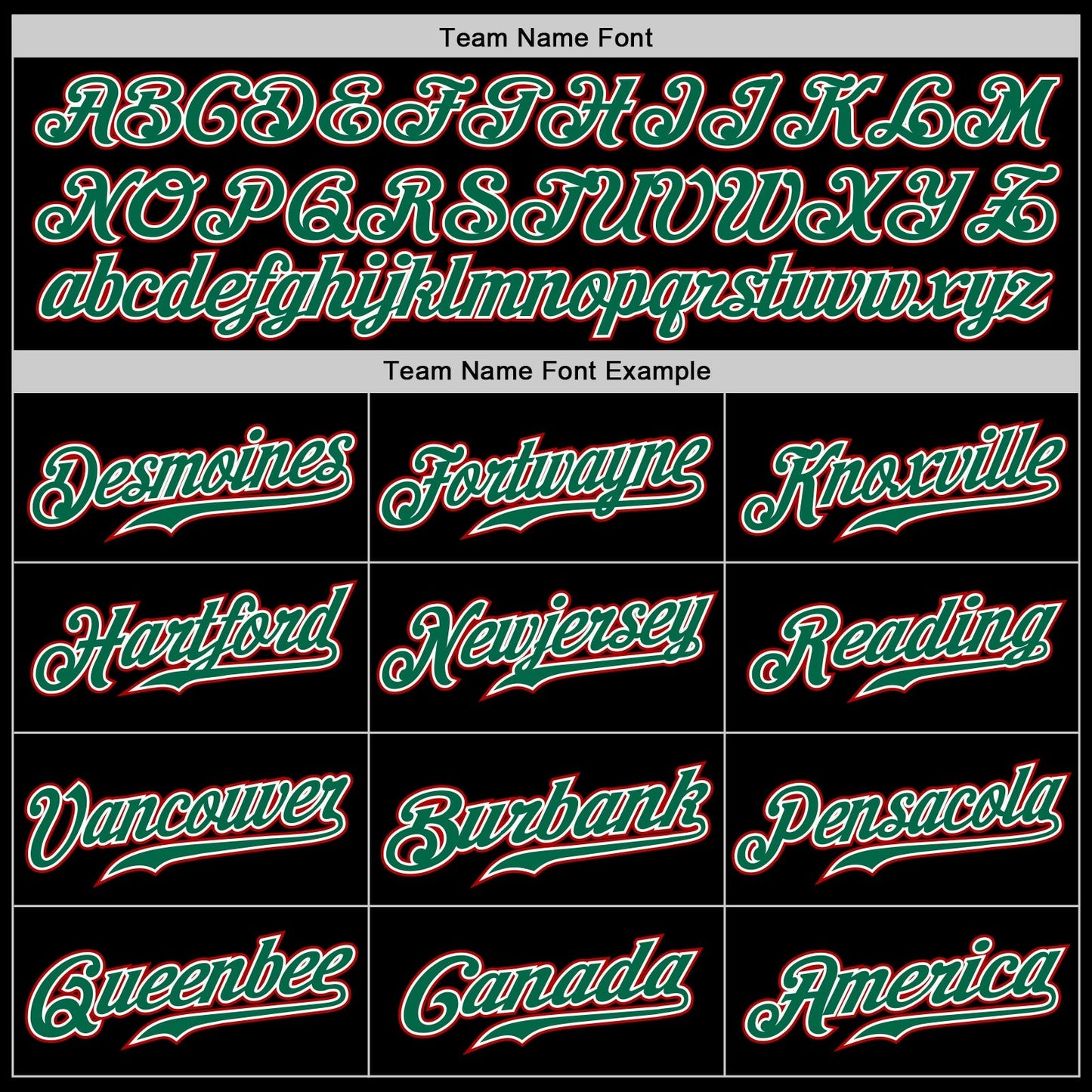 Custom Black Kelly Green Pinstripe Kelly Green-Red Authentic Baseball Jersey baseball jersey product view 5