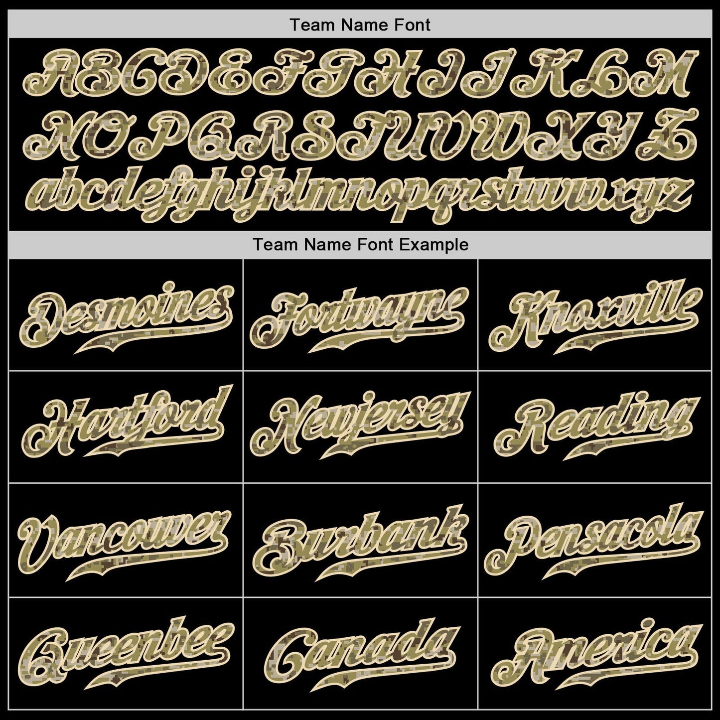 Custom Black Cream Pinstripe Camo-Cream Authentic Baseball Jersey baseball jersey product view 5