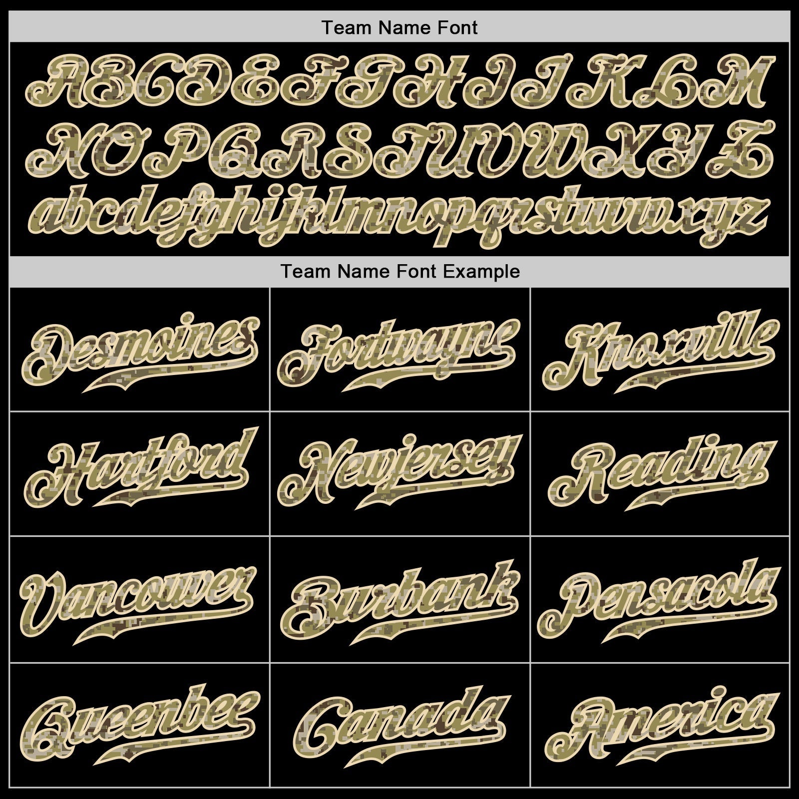 Custom Black Cream Pinstripe Camo-Cream Authentic Baseball Jersey baseball jersey product view 5