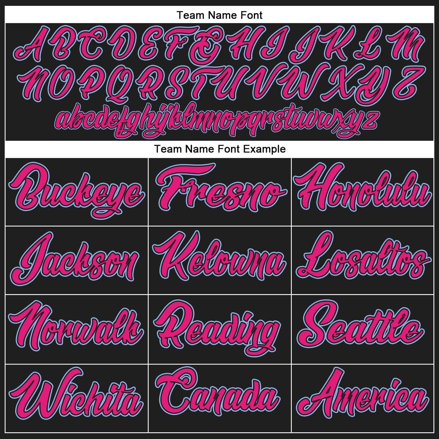 Custom Black Light Blue-Hot Pink Authentic Baseball Jersey baseball jersey product view 4