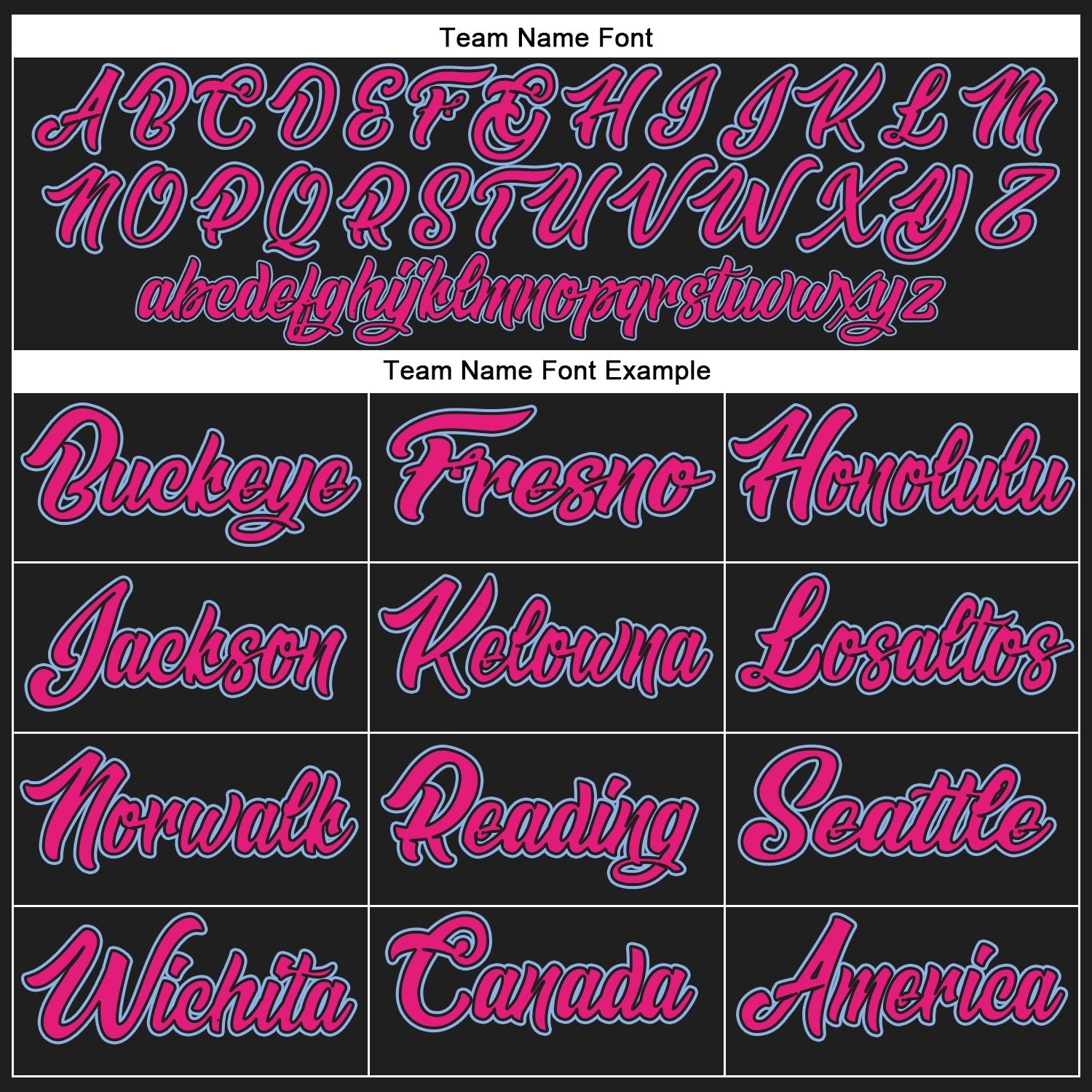 Custom Black Light Blue-Hot Pink Authentic Baseball Jersey baseball jersey product view 4