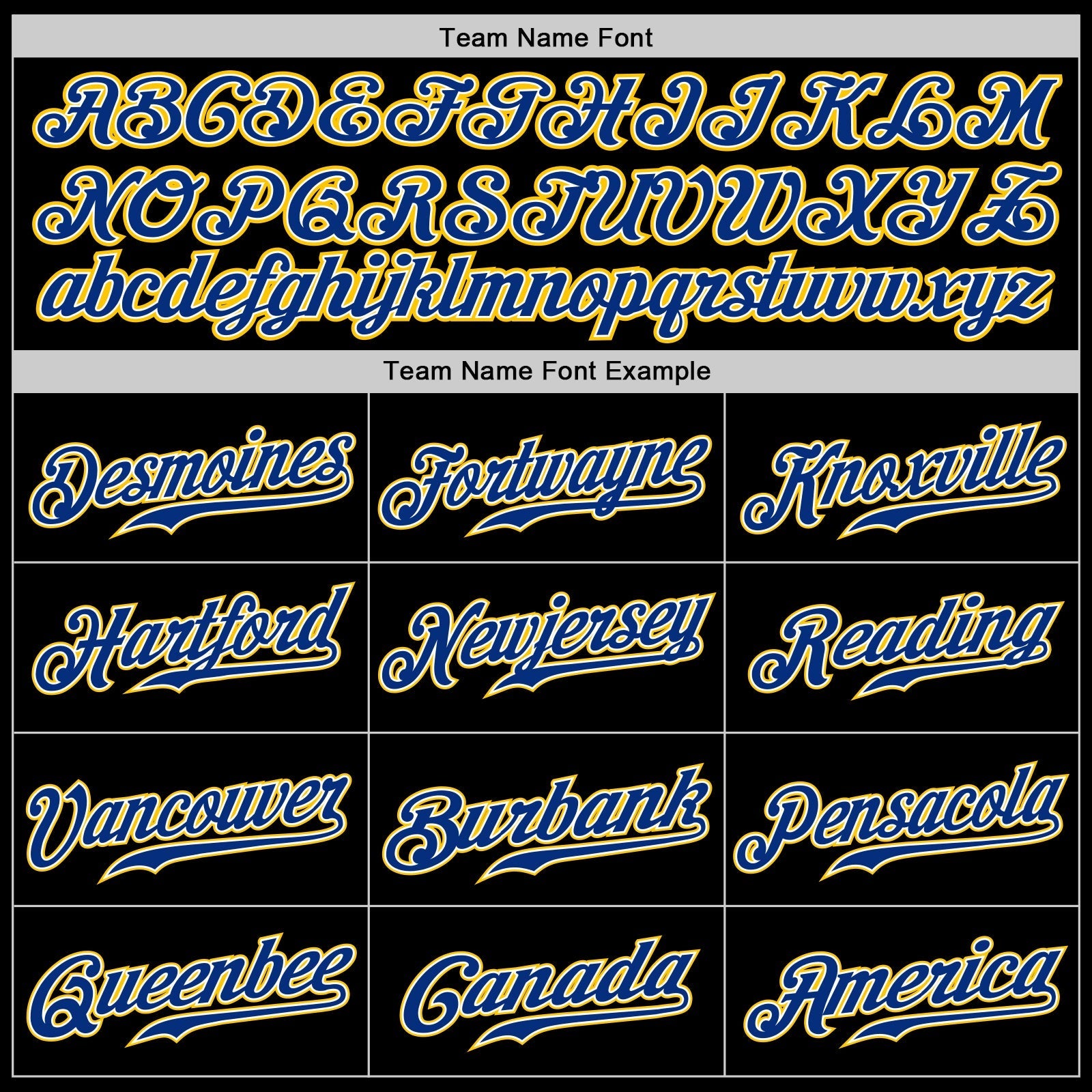 Custom Black Royal-Gold Authentic Baseball Jersey baseball jersey product view 4