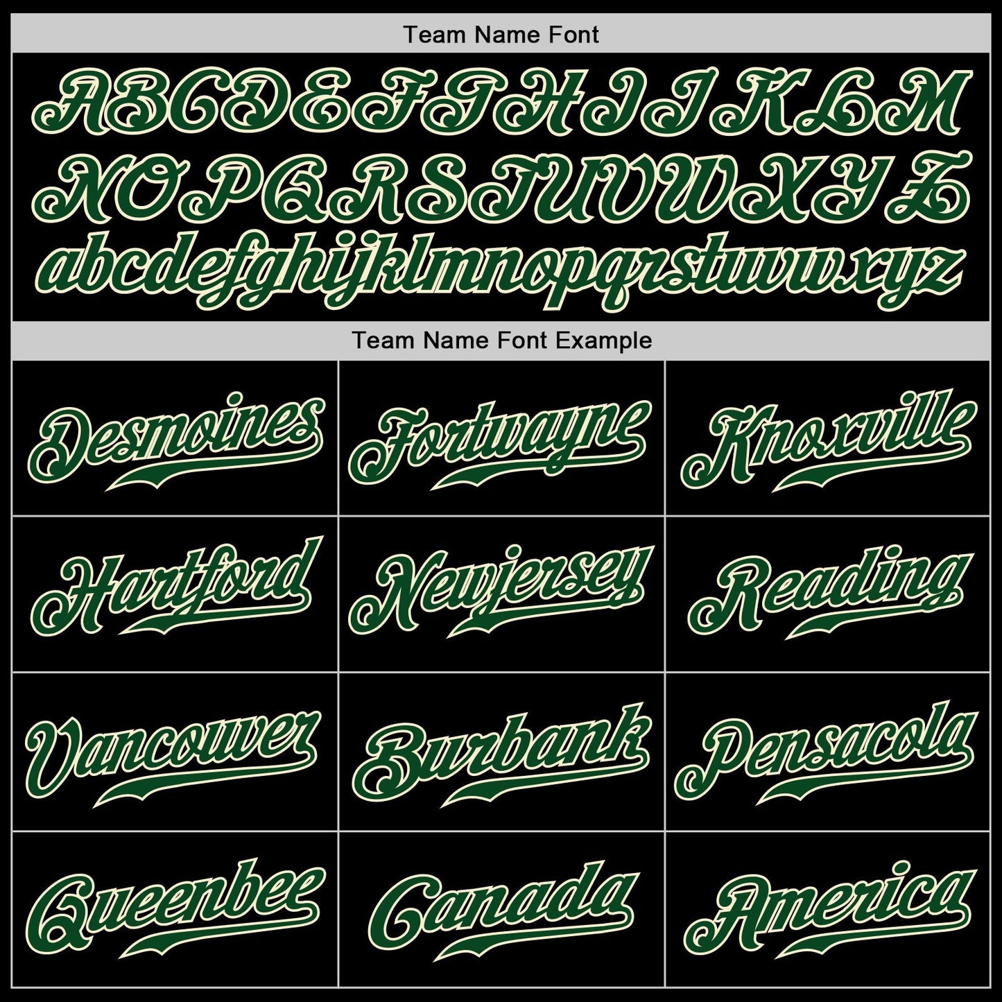 Custom Black Green-Cream Authentic Baseball Jersey baseball jersey product view 4