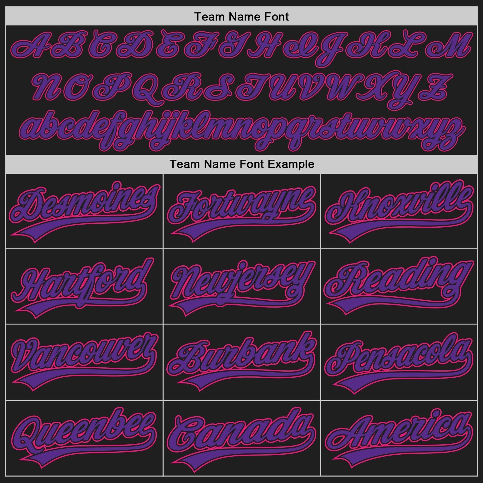 Custom Black Purple-Hot Pink Authentic Baseball Jersey baseball jersey product view 4