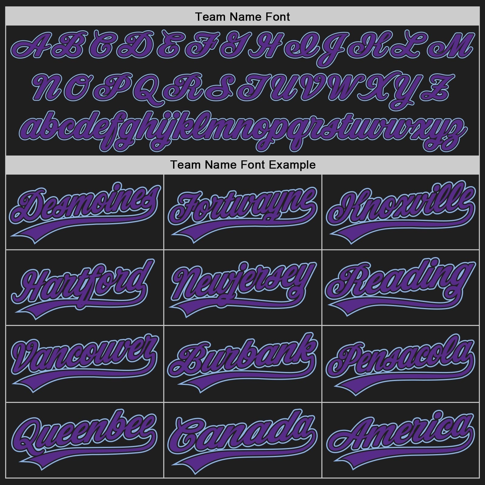 Custom Black Purpe-Light Blue Authentic Baseball Jersey baseball jersey product view 4