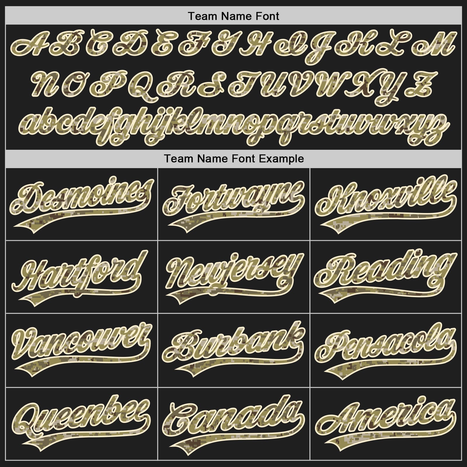 Custom Black Camo-Cream Authentic Baseball Jersey baseball jersey product view 4