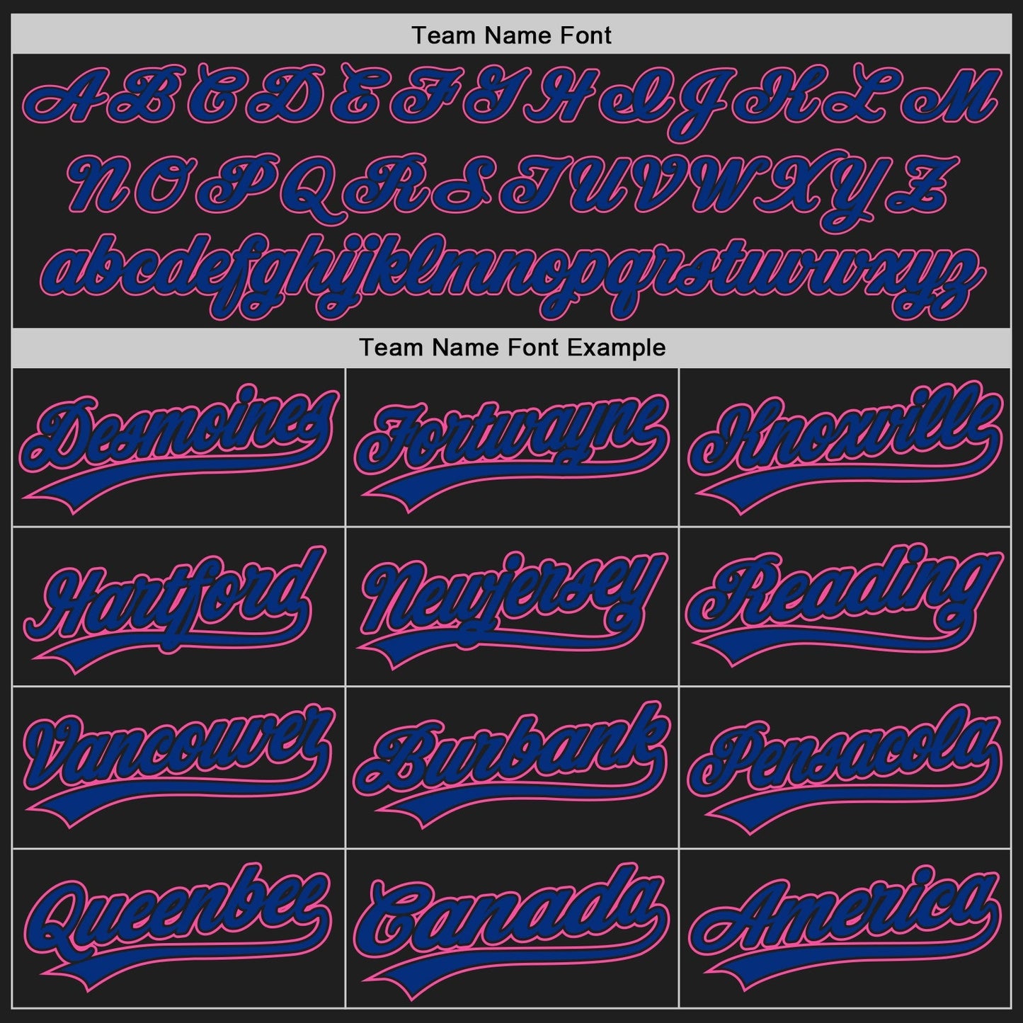 Custom Black Royal Pinstripe Pink Authentic Baseball Jersey baseball jersey product view 4