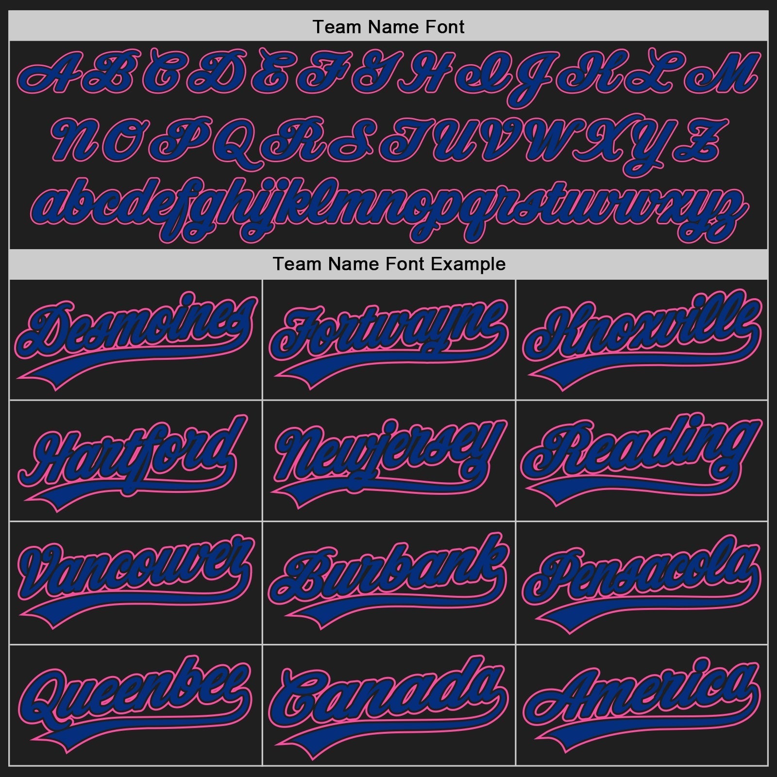 Custom Black Royal Pinstripe Pink Authentic Baseball Jersey baseball jersey product view 4