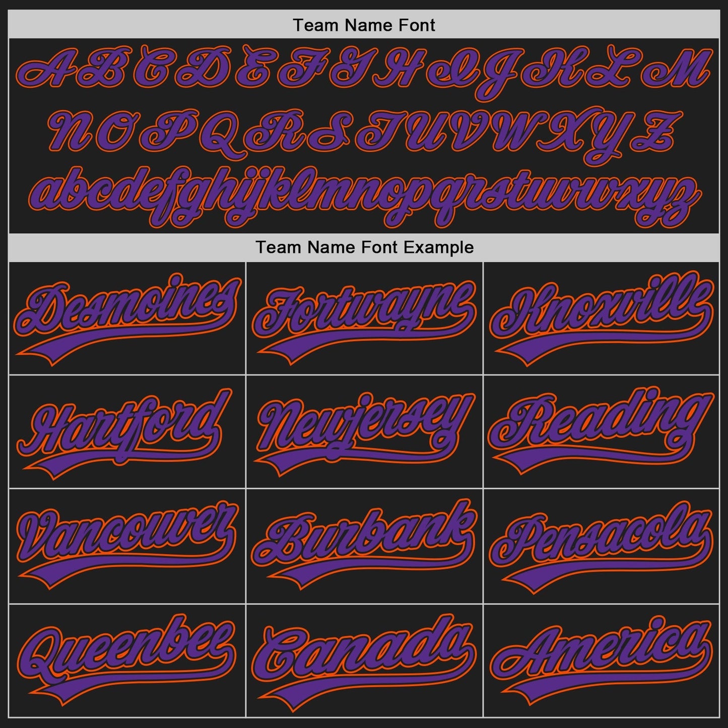 Custom Black Orange Pinstripe Purple Authentic Baseball Jersey baseball jersey product view 4