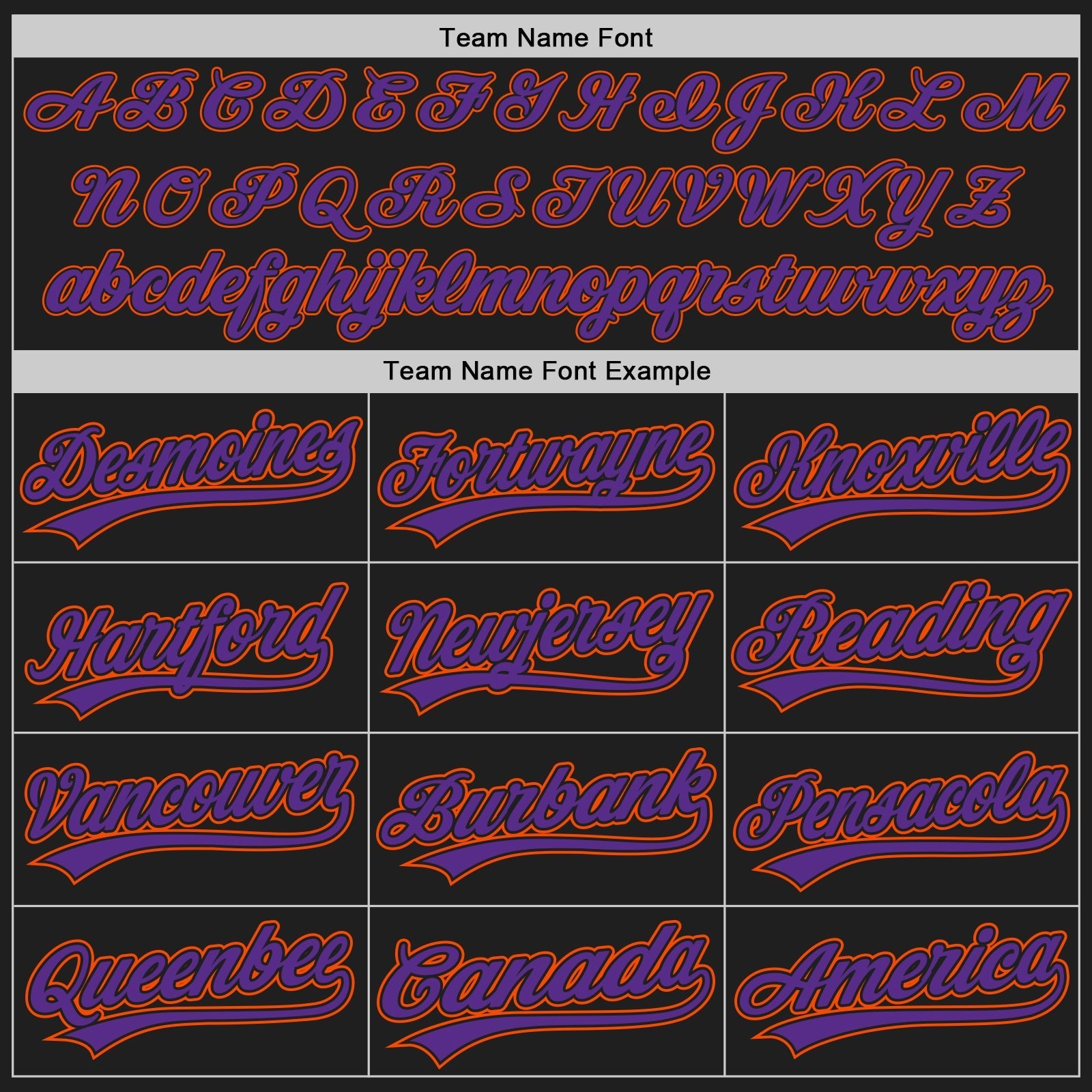 Custom Black Orange Pinstripe Purple Authentic Baseball Jersey baseball jersey product view 4