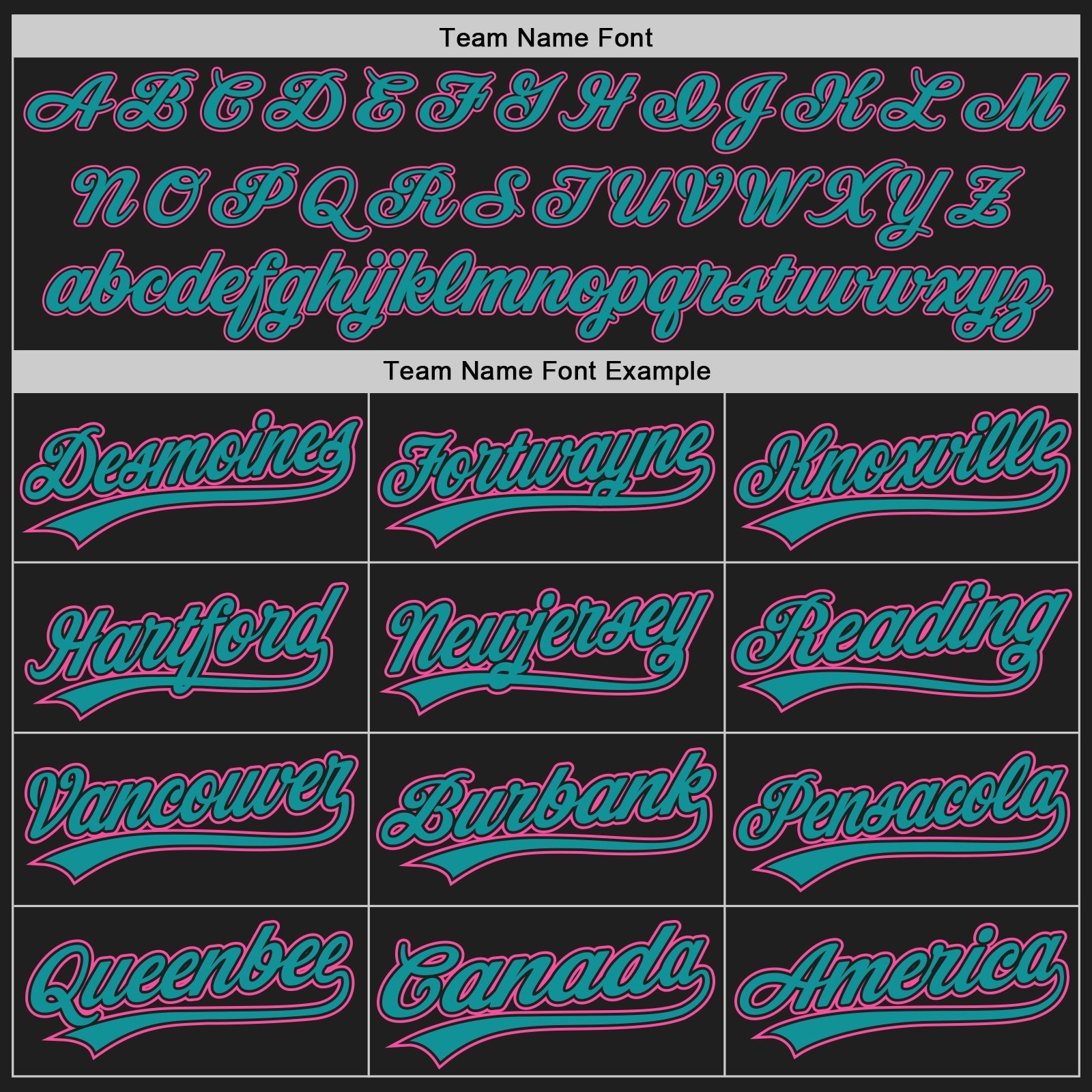 Custom Black Pink Pinstripe Pink-Teal Authentic Baseball Jersey baseball jersey product view 4