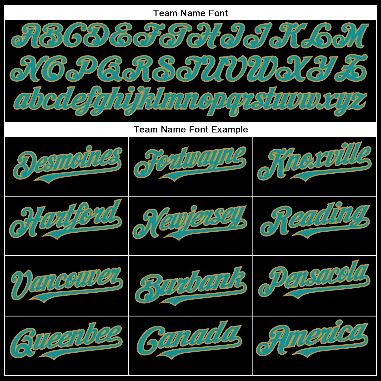 Custom Black Teal-Old Gold Authentic Baseball Jersey baseball jersey product view 4