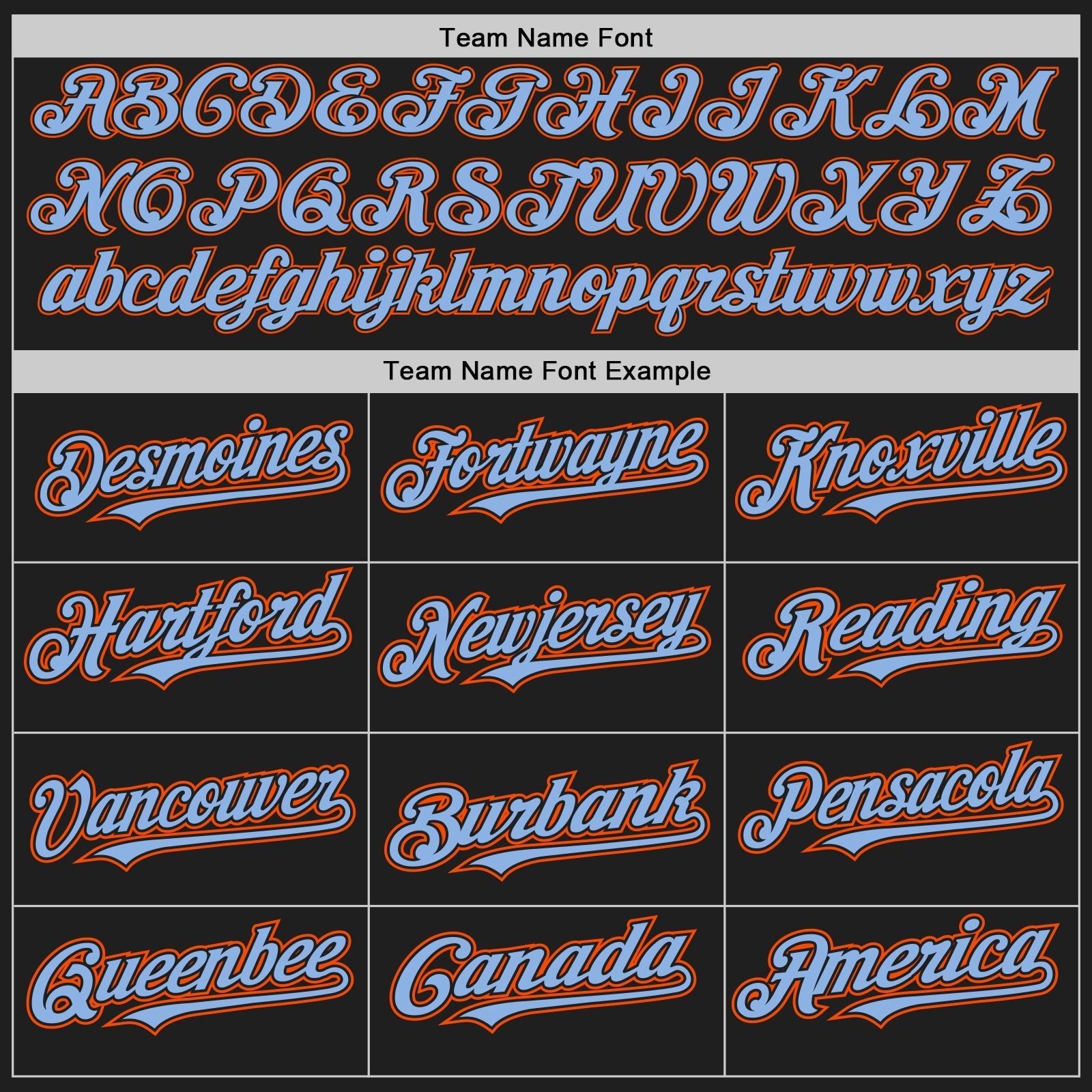 Custom Black Orange-Light Blue Authentic Baseball Jersey baseball jersey product view 4