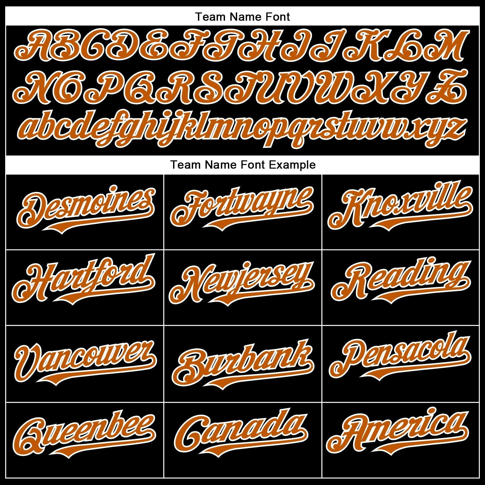 Custom Black Texas Orange-White Authentic Baseball Jersey baseball jersey product view 4