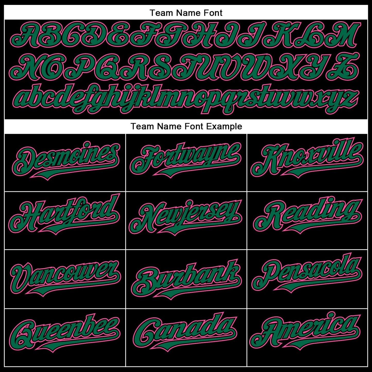 Custom Black Kelly Green-Pink Authentic Baseball Jersey baseball jersey product view 4