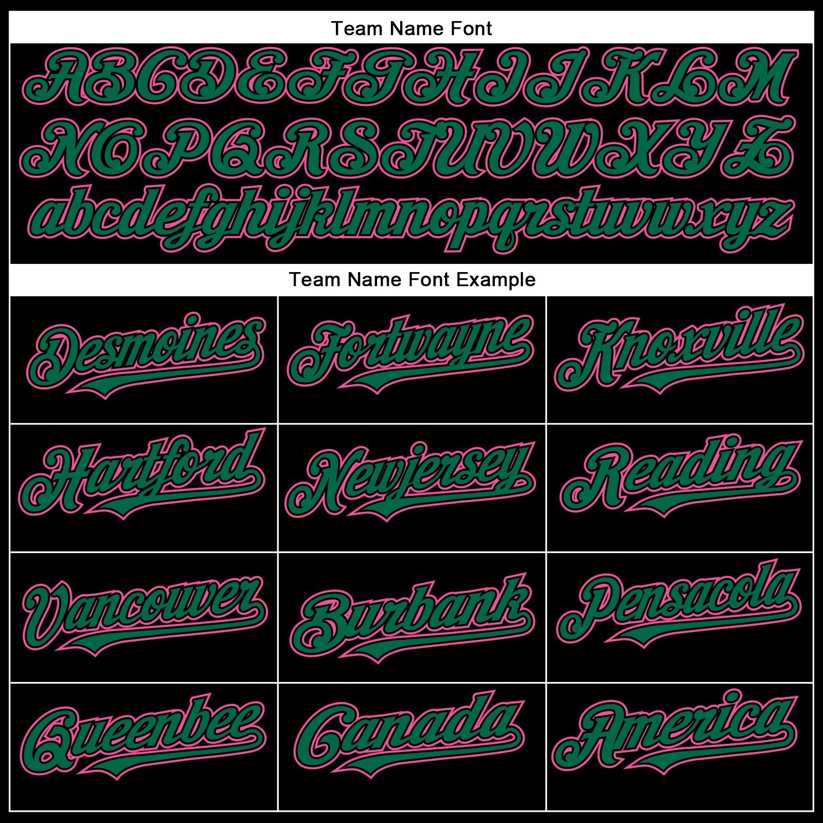 Custom Black Kelly Green-Pink Authentic Baseball Jersey baseball jersey product view 4