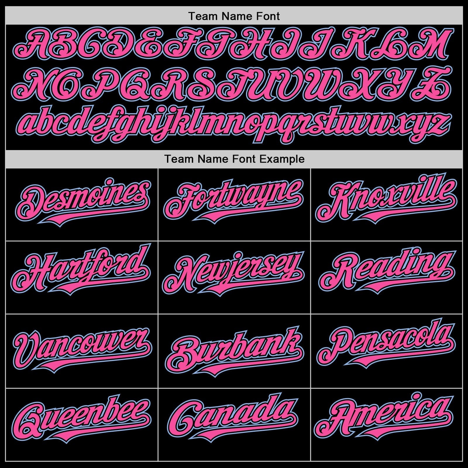 Custom Black Pink Pinstripe Light Blue Authentic Sleeveless Baseball Jersey baseball jersey product view 3