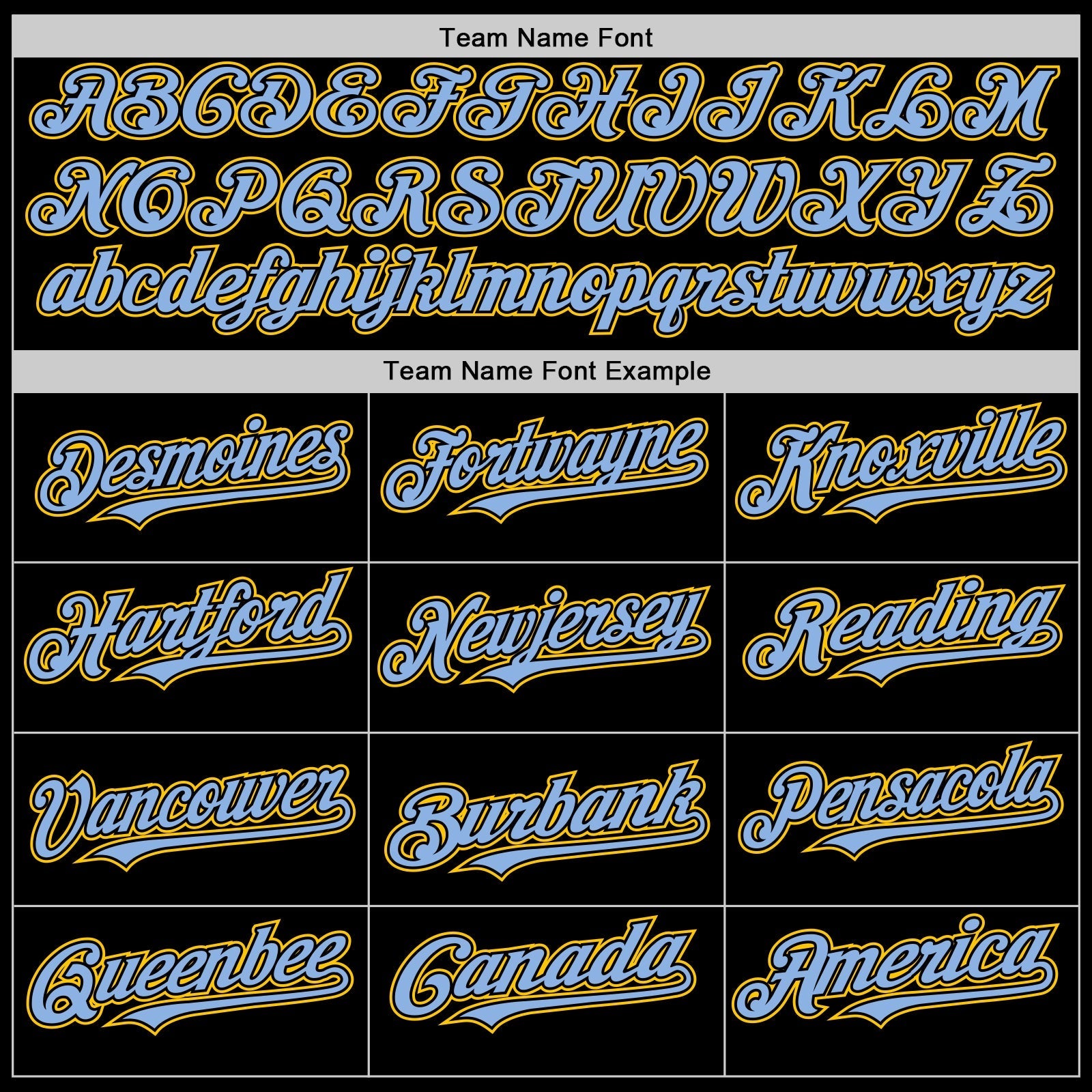 Custom Black Light Blue Pinstripe Yellow Authentic Sleeveless Baseball Jersey baseball jersey product view 3