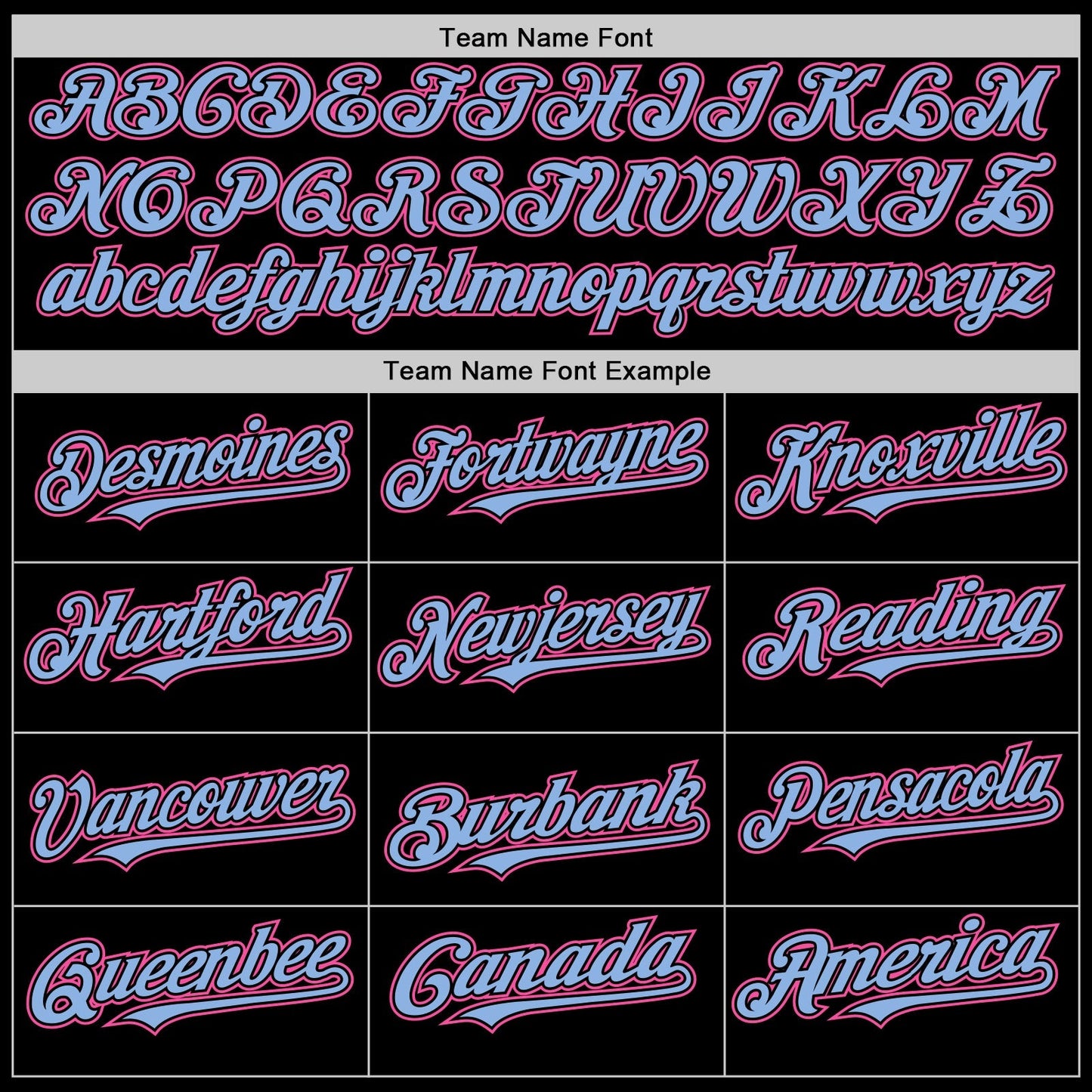 Custom Black Light Blue Pinstripe Pink Authentic Sleeveless Baseball Jersey baseball jersey product view 3
