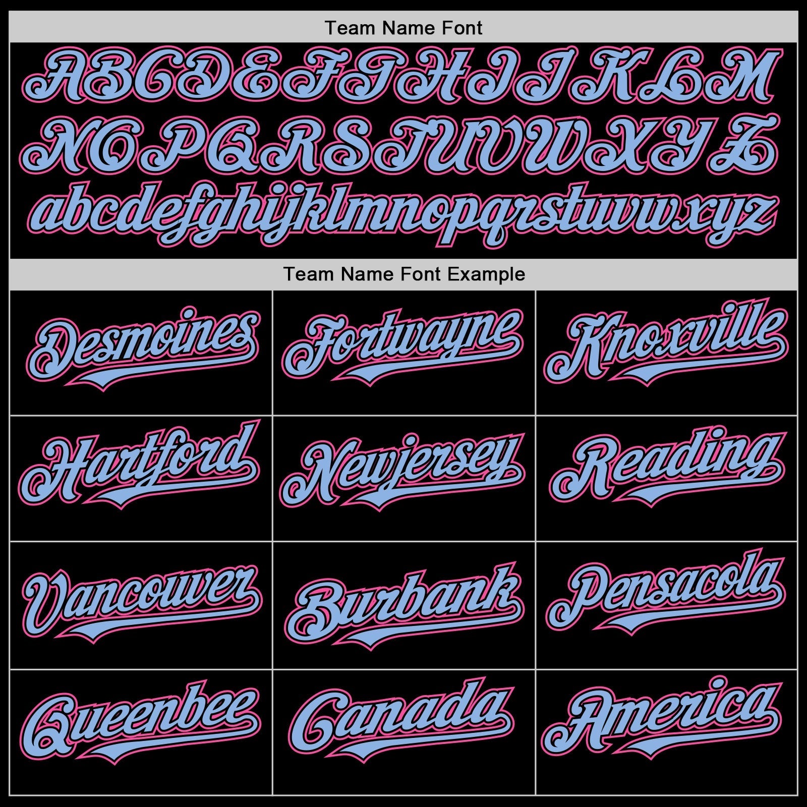 Custom Black Light Blue Pinstripe Pink Authentic Sleeveless Baseball Jersey baseball jersey product view 3