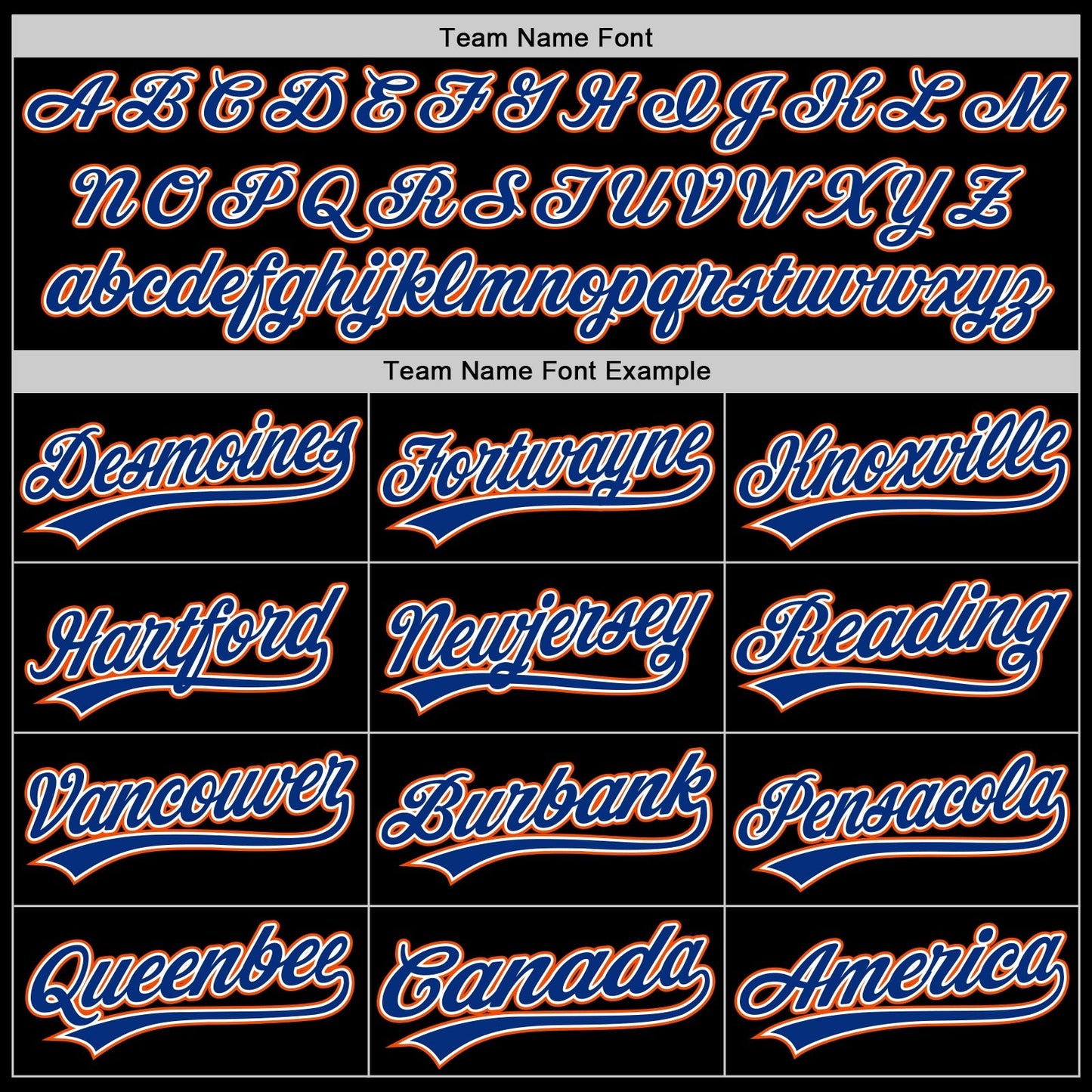 Custom Black Royal-Orange Authentic Throwback Baseball Jersey baseball jersey product view 4