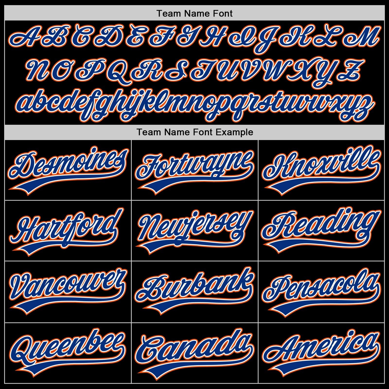 Custom Black Royal-Orange Authentic Throwback Baseball Jersey baseball jersey product view 4