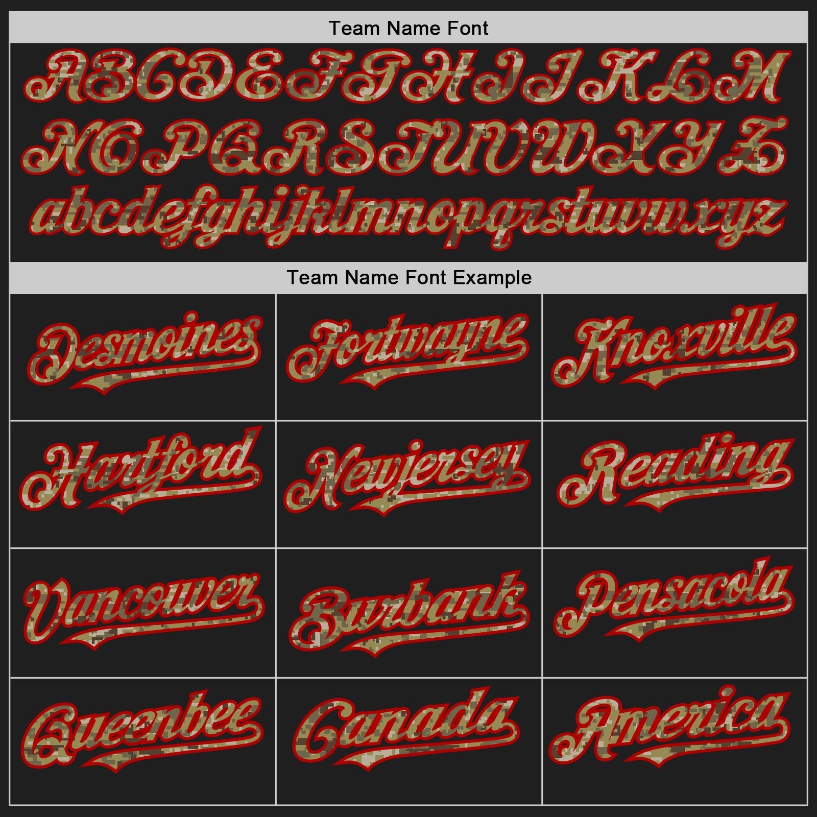 Custom Black Camo-Red Authentic Baseball Jersey baseball jersey product view 4