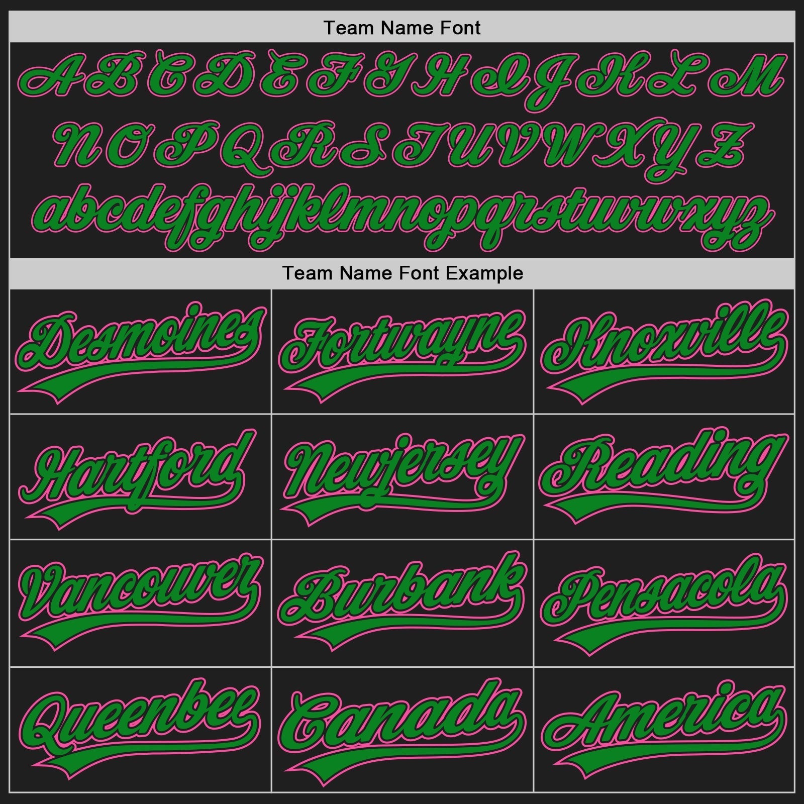 Custom Black Pink-Grass Green Authentic Baseball Jersey baseball jersey product view 4