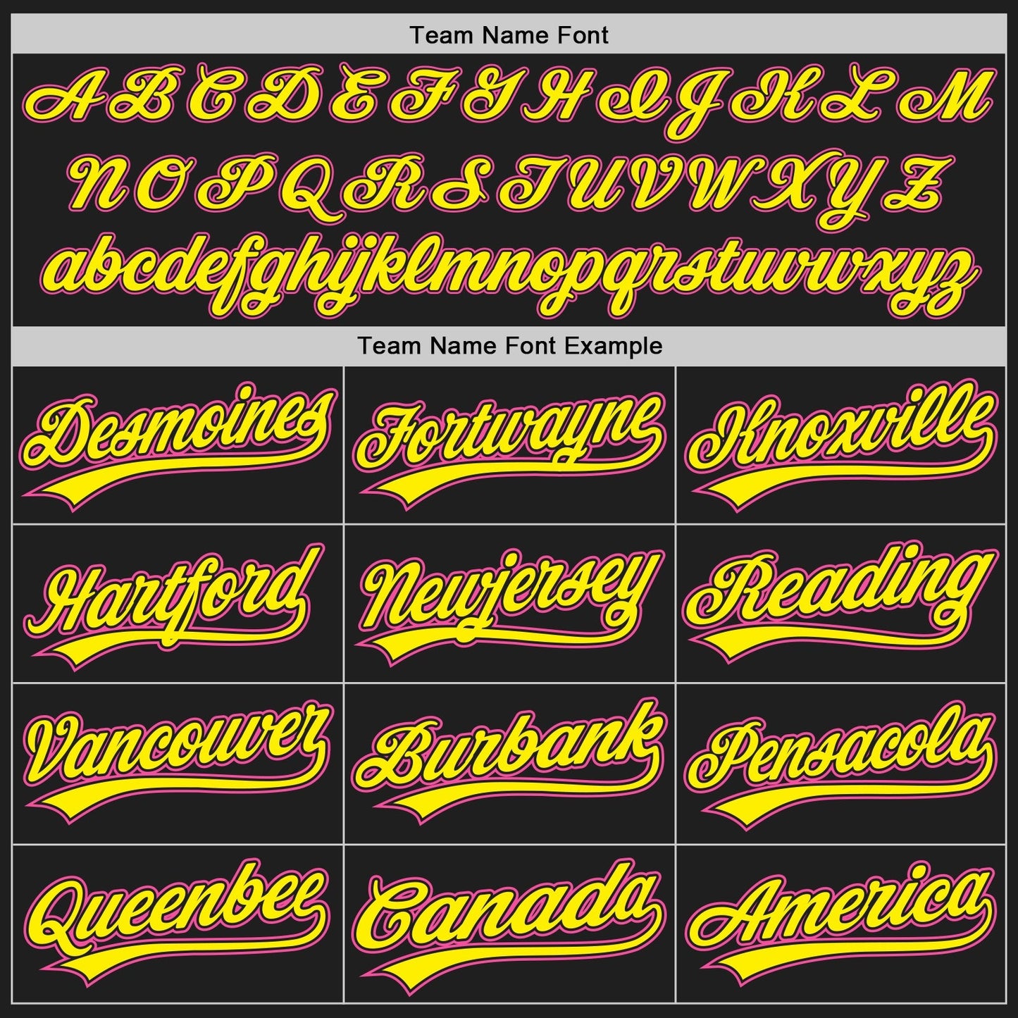 Custom Black Pink-Light Yellow Authentic Baseball Jersey baseball jersey product view 4