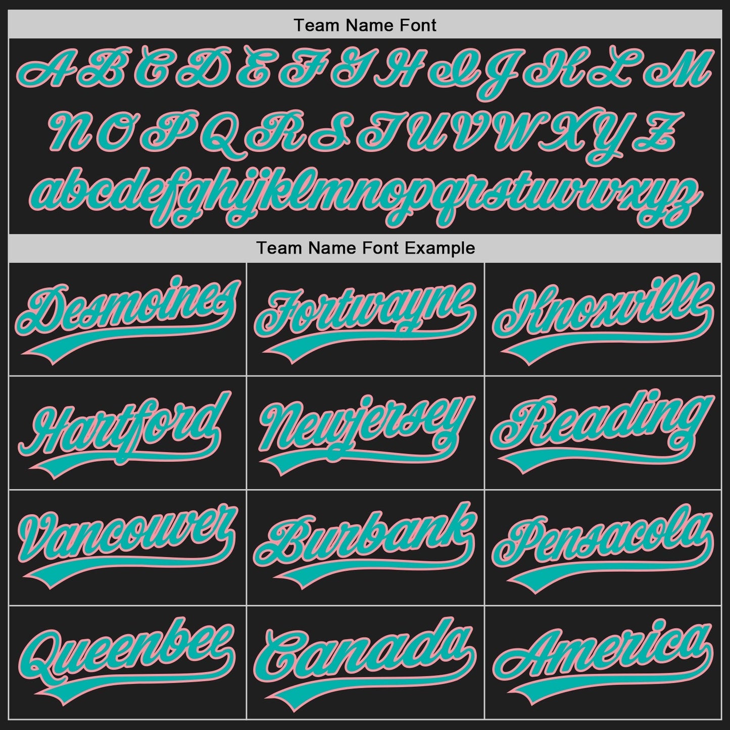 Custom Black Aqua-Medium Pink Authentic Baseball Jersey baseball jersey product view 4
