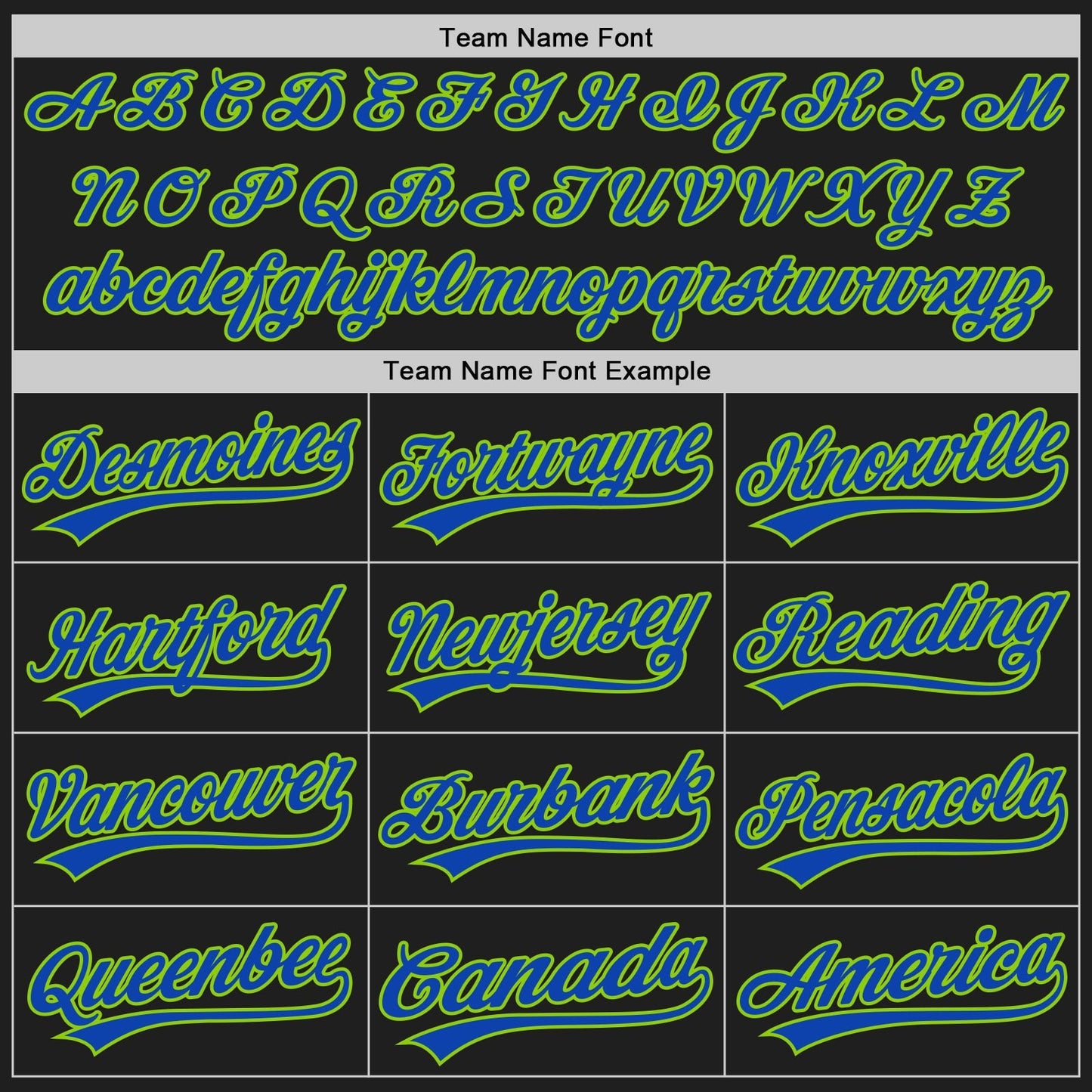 Custom Black Neon Green Pinstripe Thunder Blue Authentic Baseball Jersey baseball jersey product view 4