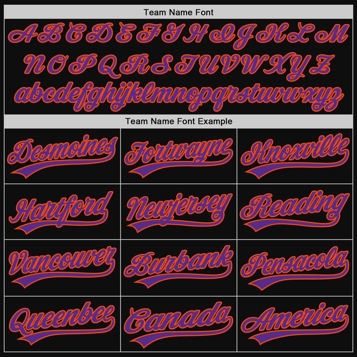 Custom Black Purple-Orange Authentic Throwback Baseball Jersey baseball jersey product view 4