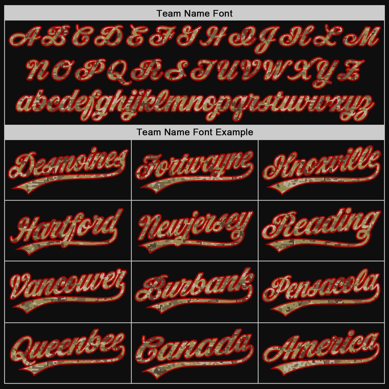 Custom Black Camo-Red Authentic Throwback Baseball Jersey baseball jersey product view 4