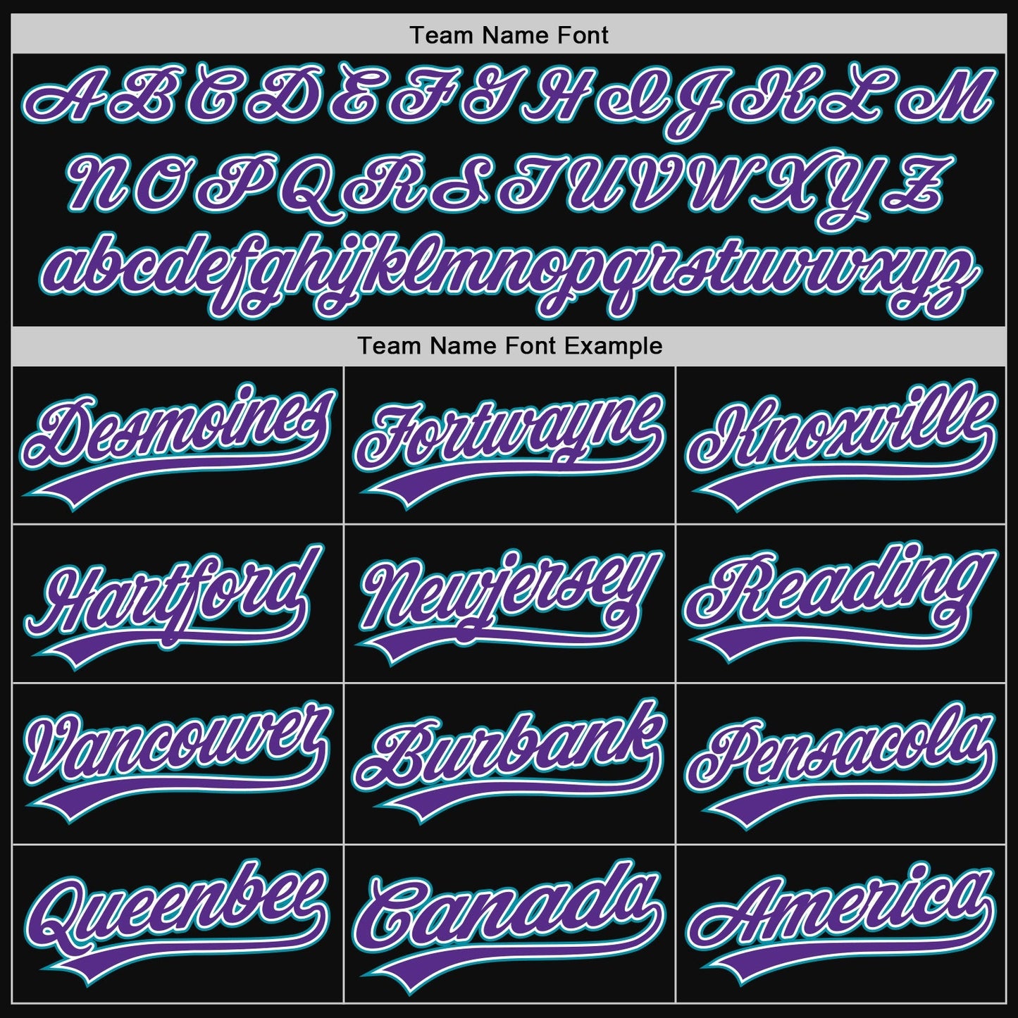 Custom Black Teal-Purple Authentic Throwback Baseball Jersey baseball jersey product view 4