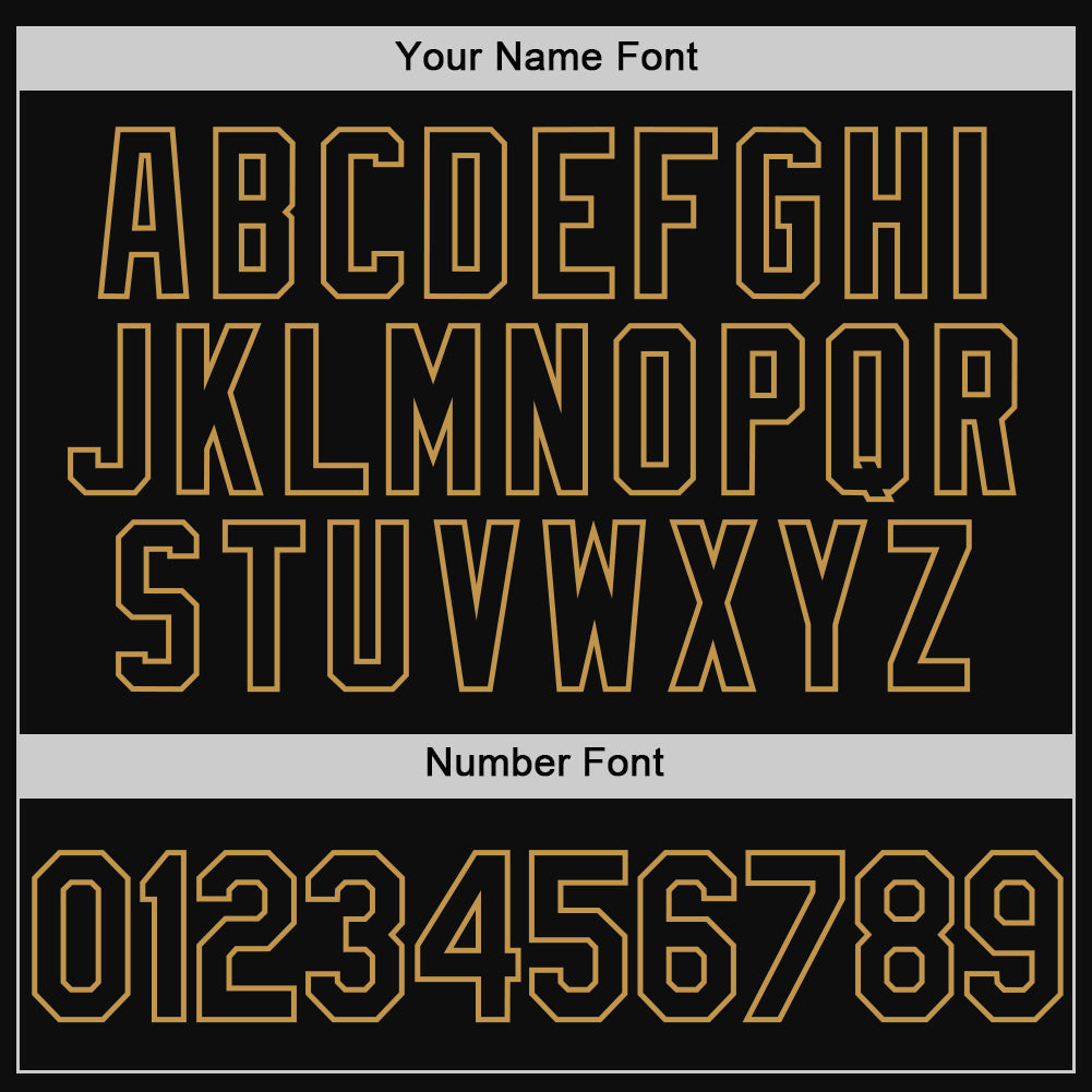 Custom Black Old Gold Authentic Throwback Baseball Jersey baseball jersey product view 5