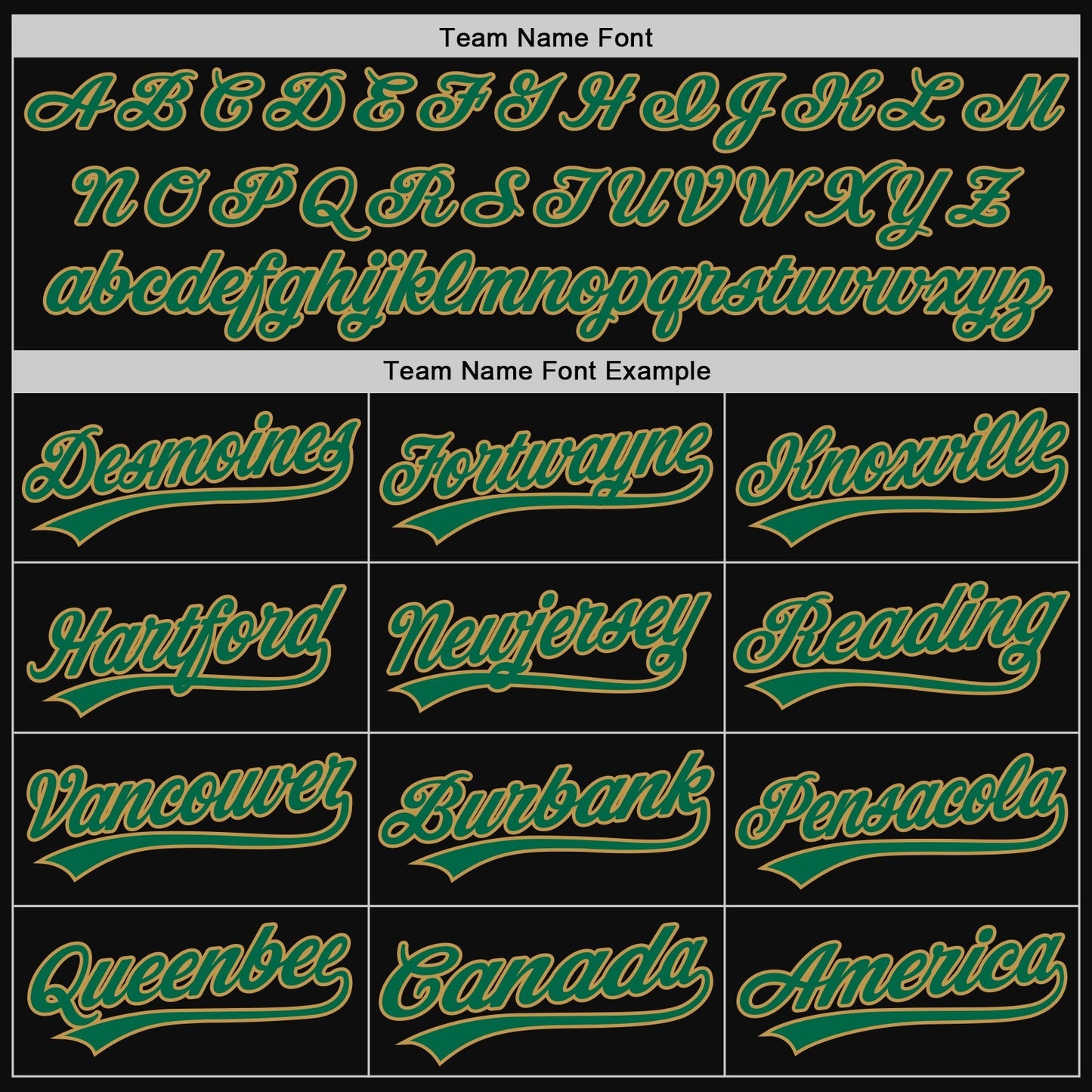 Custom Black Kelly Green-Old Gold Authentic Throwback Baseball Jersey baseball jersey product view 4