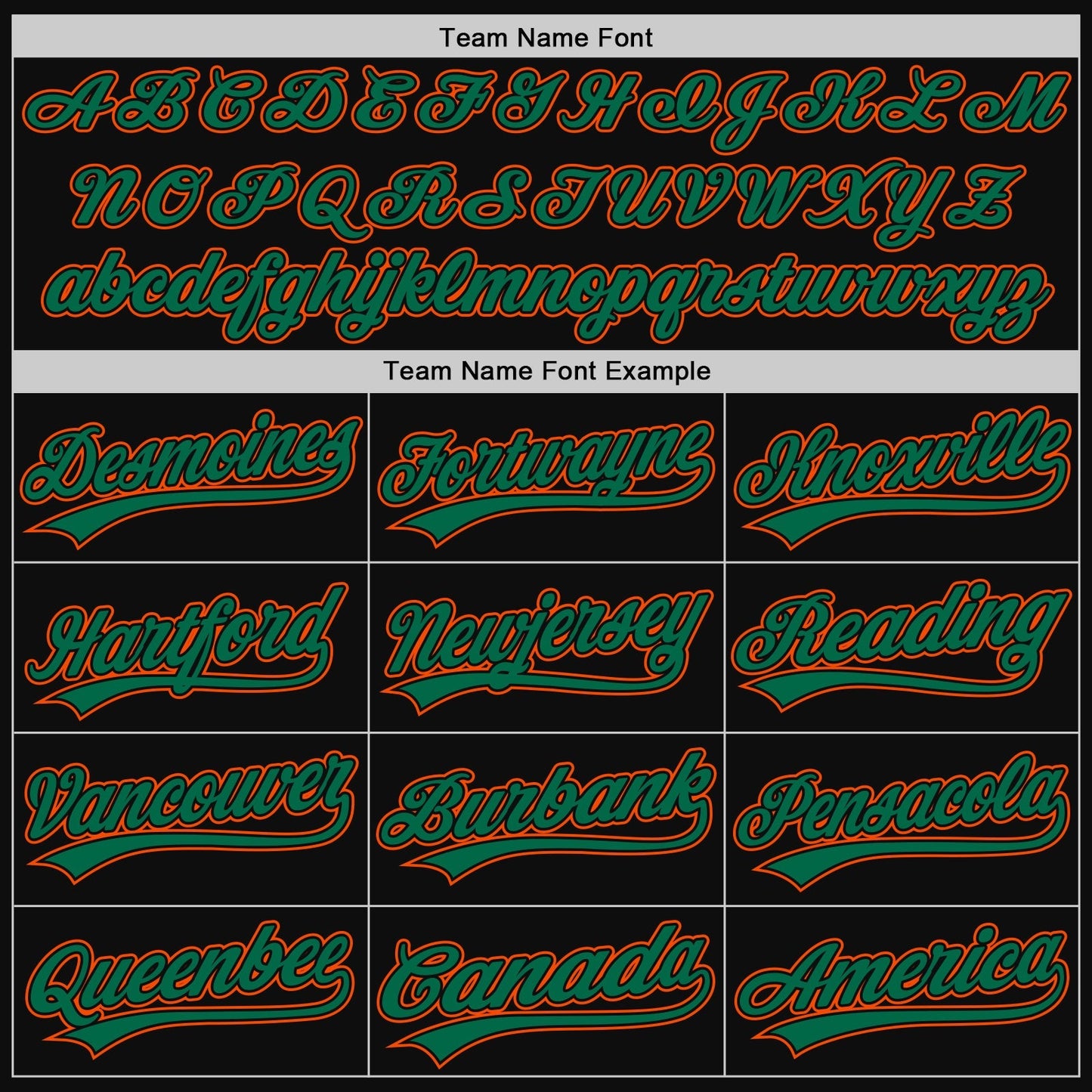 Custom Black Kelly Green-Orange Authentic Throwback Baseball Jersey baseball jersey product view 4