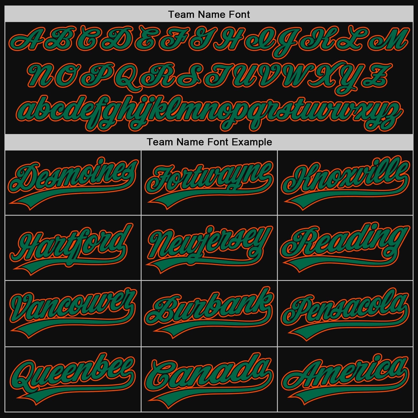 Custom Black Kelly Green-Orange Authentic Throwback Baseball Jersey baseball jersey product view 4