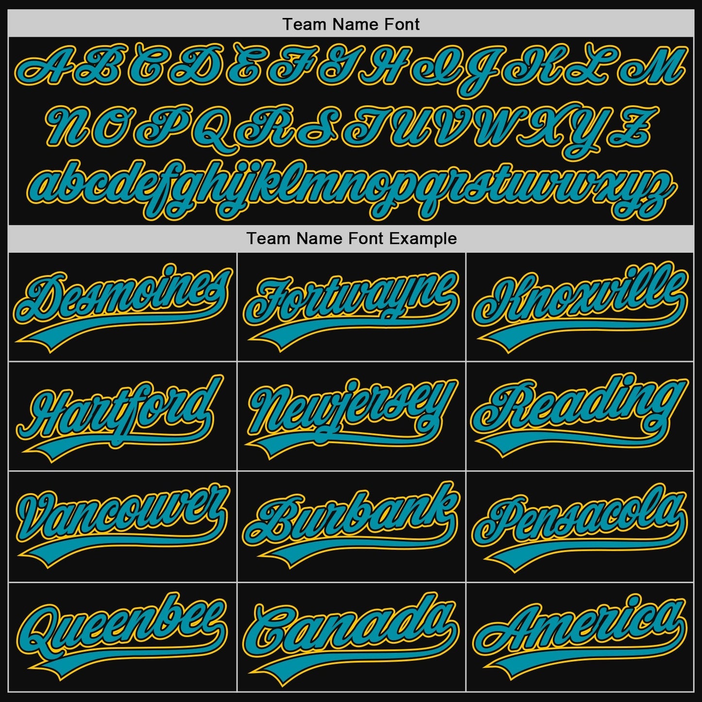 Custom Black Teal-Yellow Authentic Throwback Baseball Jersey baseball jersey product view 4