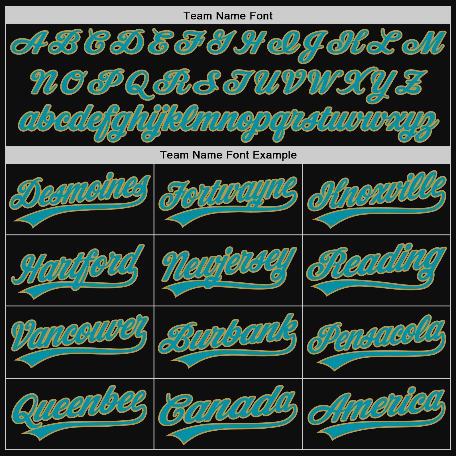 Custom Black Teal-Old Gold Authentic Throwback Baseball Jersey baseball jersey product view 4