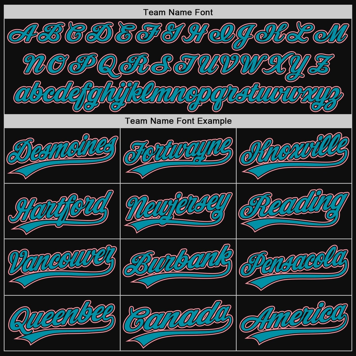 Custom Black Teal-Medium Pink Authentic Throwback Baseball Jersey baseball jersey product view 4