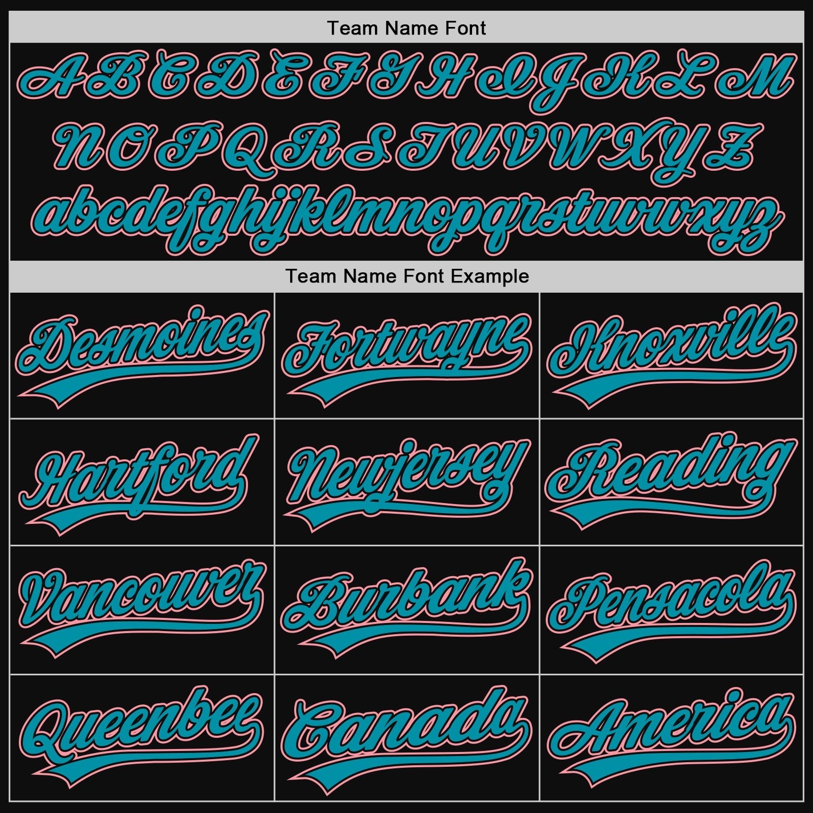 Custom Black Teal-Medium Pink Authentic Throwback Baseball Jersey baseball jersey product view 4