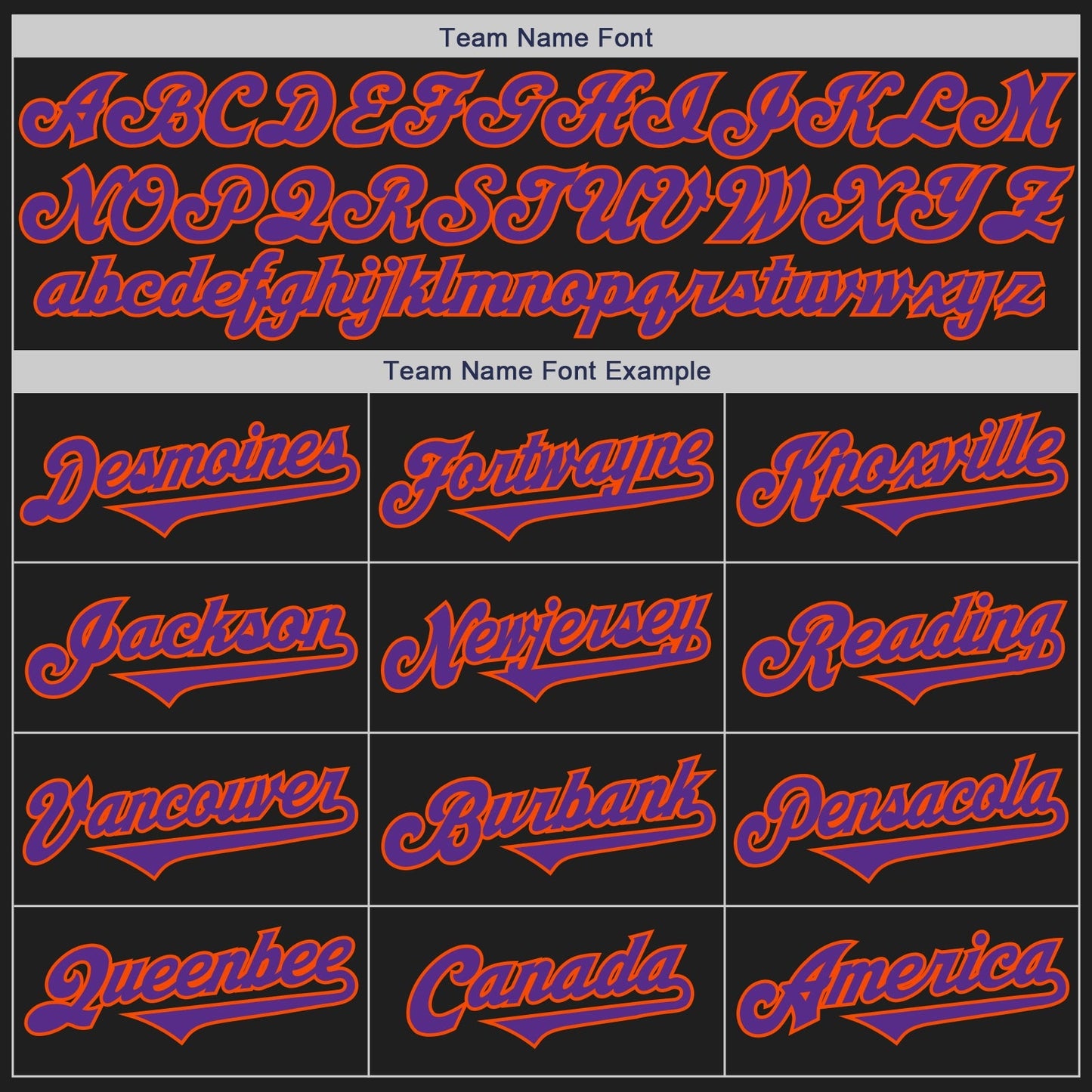 Custom Black Purple-Orange Authentic Baseball Jersey baseball jersey product view 4